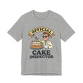 Cake Inspector T-Shirt — "Official Cake Inspector" Funny Baking Tee