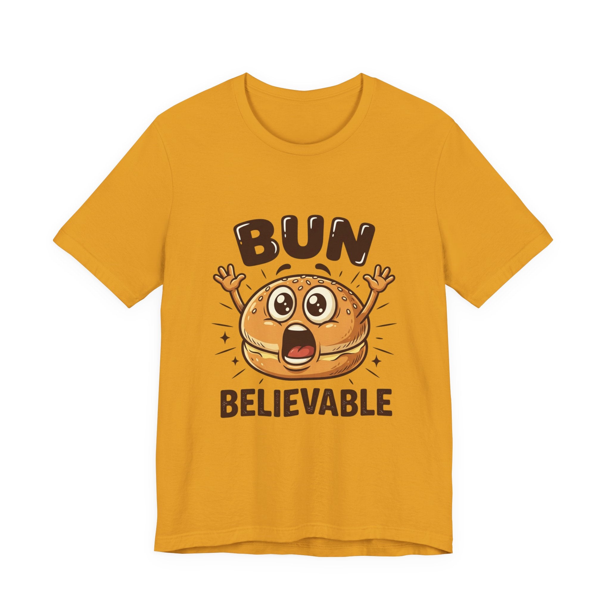 Bun Believable Burger Tee — Funny Cute Food Pun T-Shirt