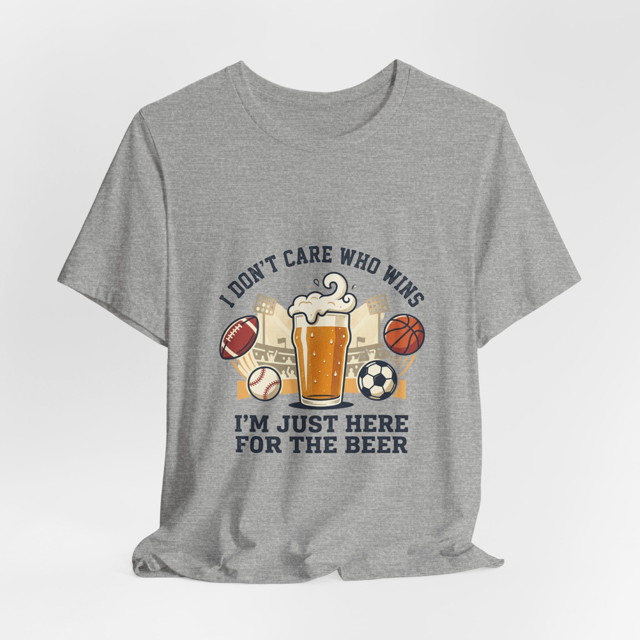 I'm Just Here for the Beer T-Shirt — Funny Sports Fan Beer Tee