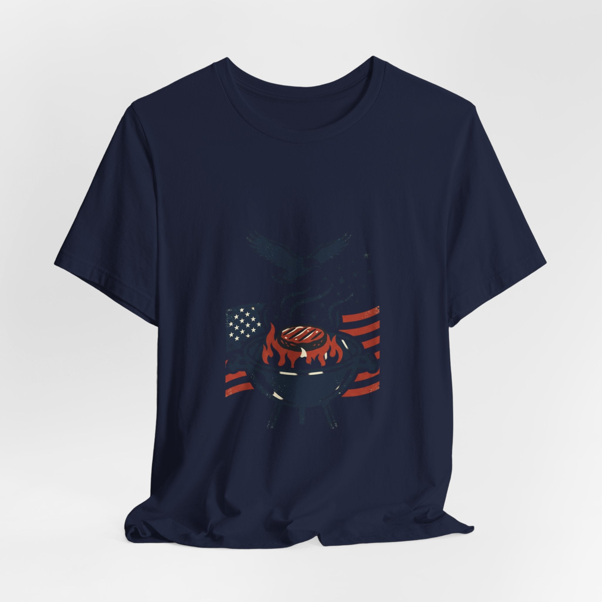 Faith & Freedom BBQ Tee | Patriotic vintage Americana July 4th