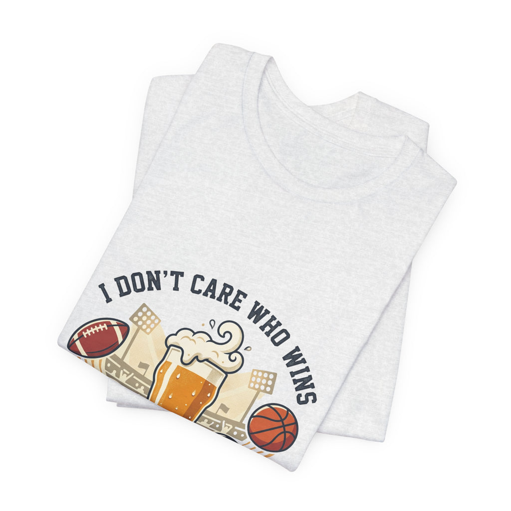 I'm Just Here for the Beer T-Shirt — Funny Sports Fan Beer Tee