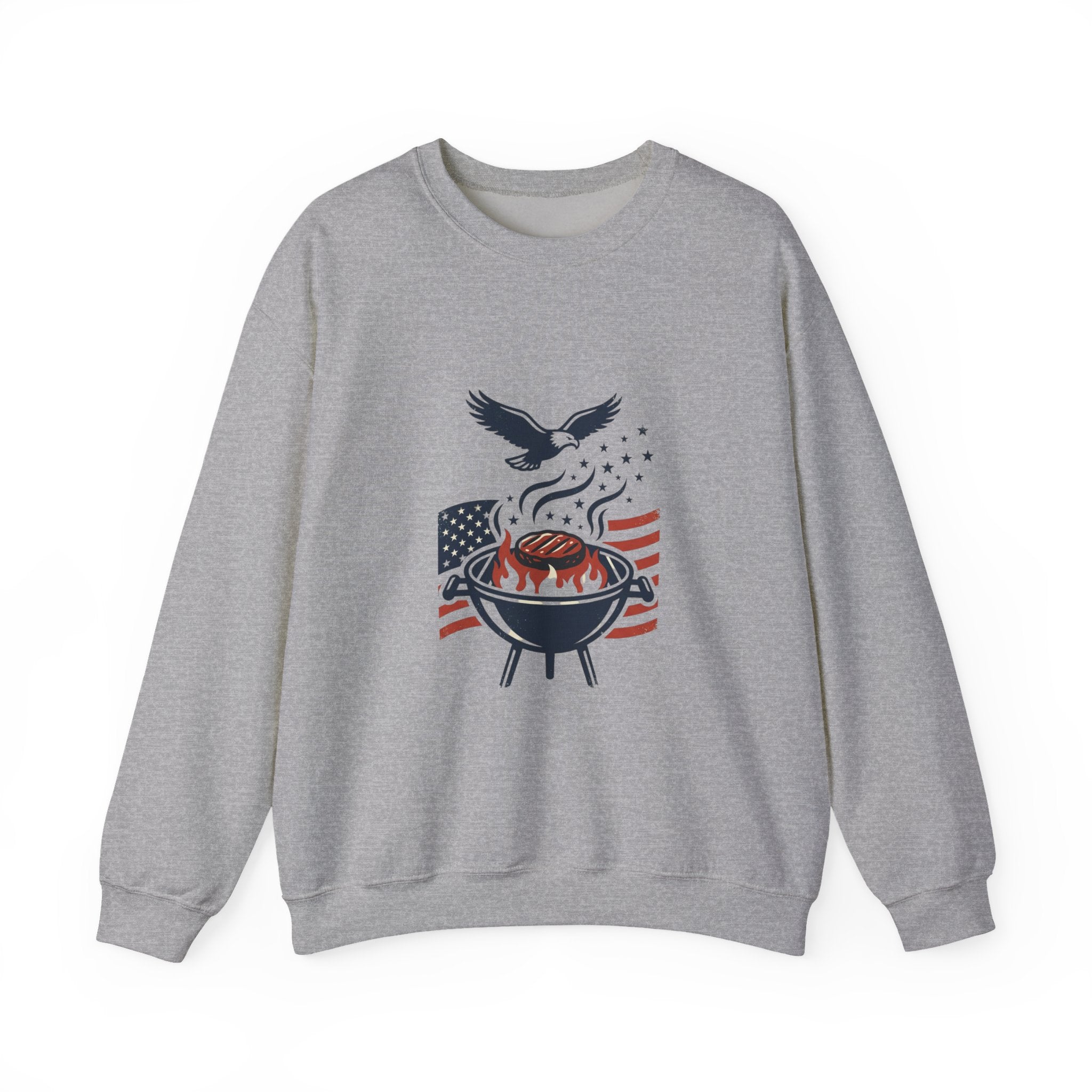 Liberty & Faith BBQ Sweatshirt | patriotic, vintage Americana