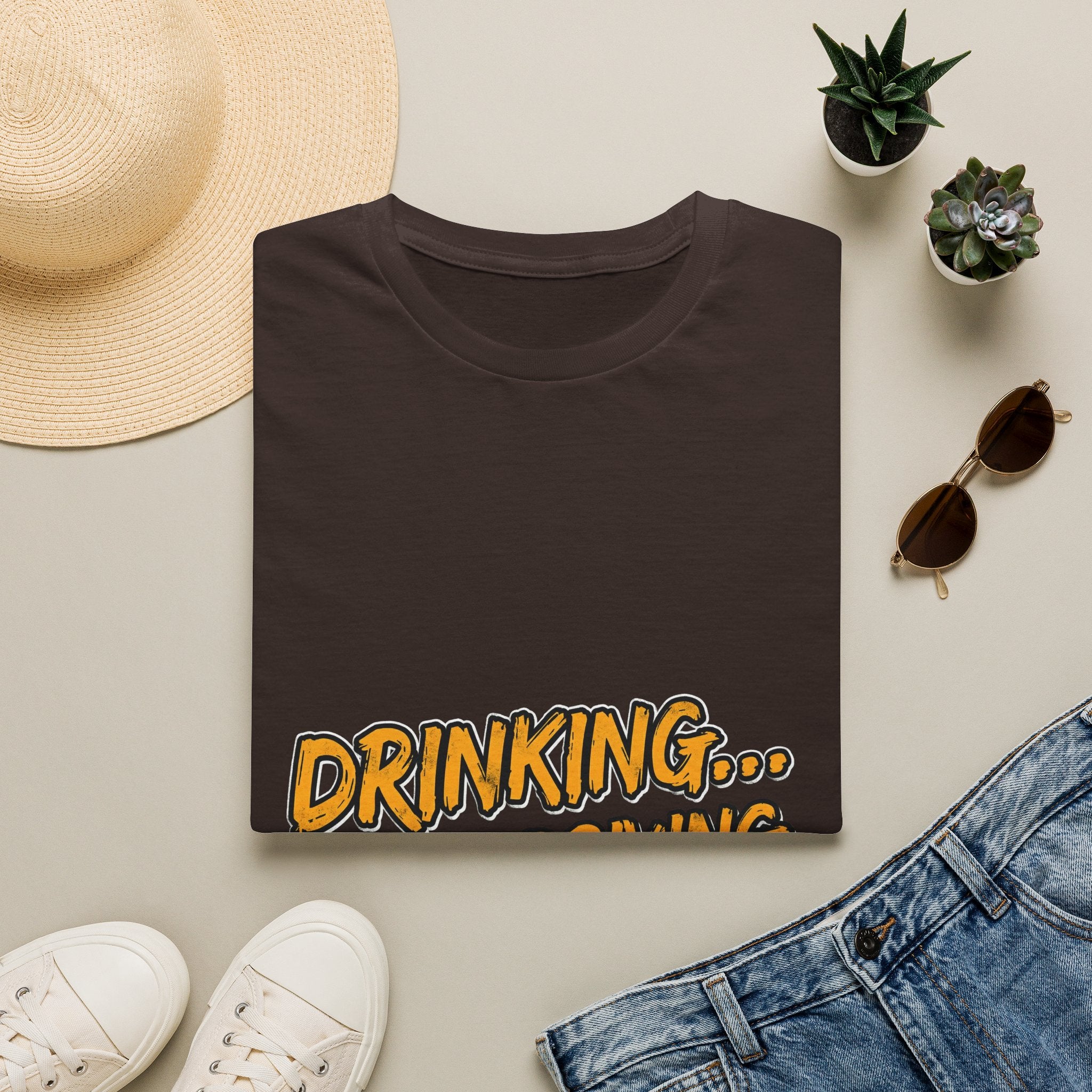 Drinking… Not Driving T-Shirt — Funny Sober Driver Awareness Tee