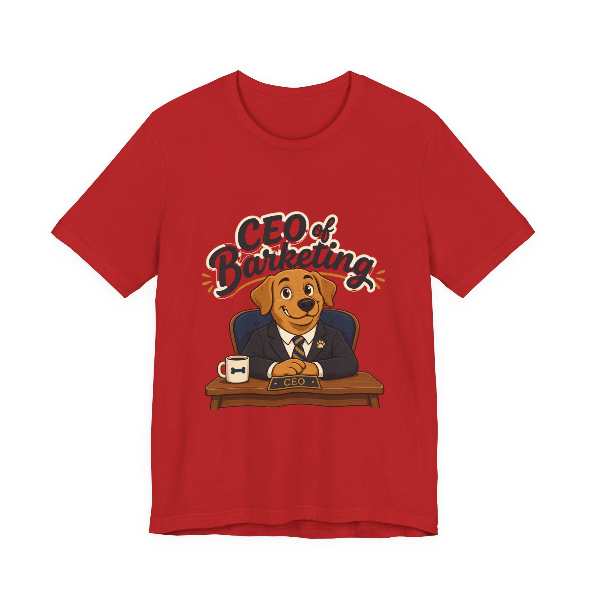 CEO of Barketing T-Shirt — Funny Dog Marketing Tee for Pet Lovers & Marketers