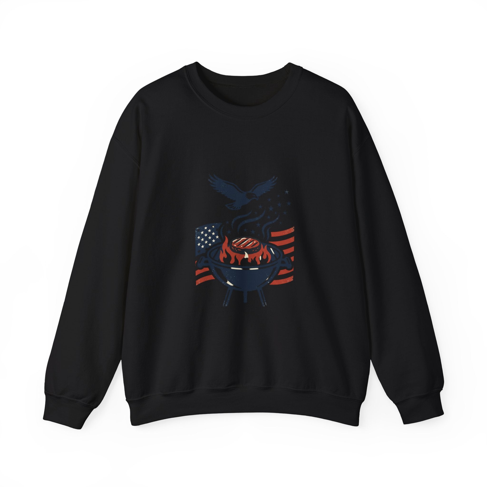 Liberty & Faith BBQ Sweatshirt | patriotic, vintage Americana