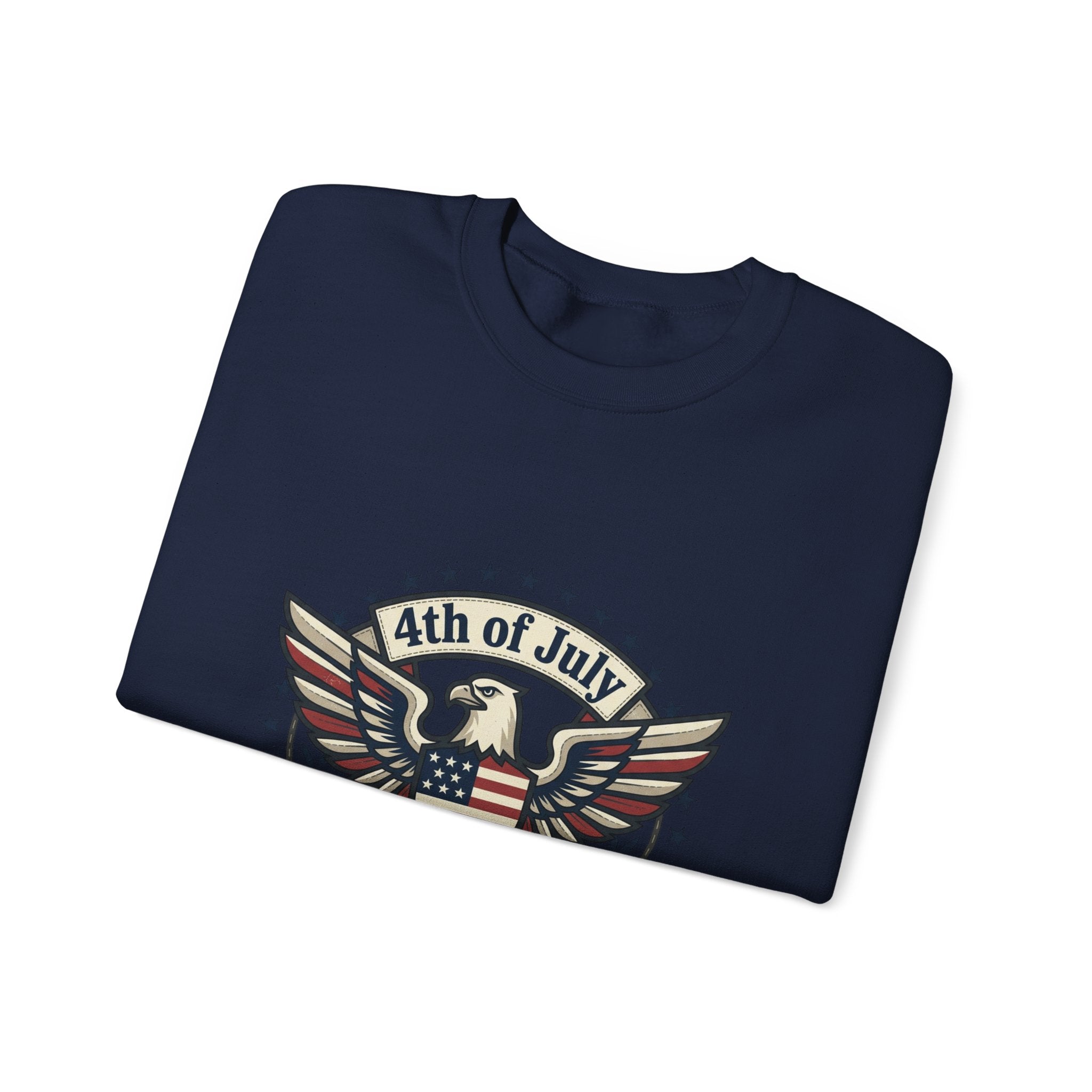 Faith & Freedom 4th of July Sweatshirt | patriotic, faith-based, vintage Americana