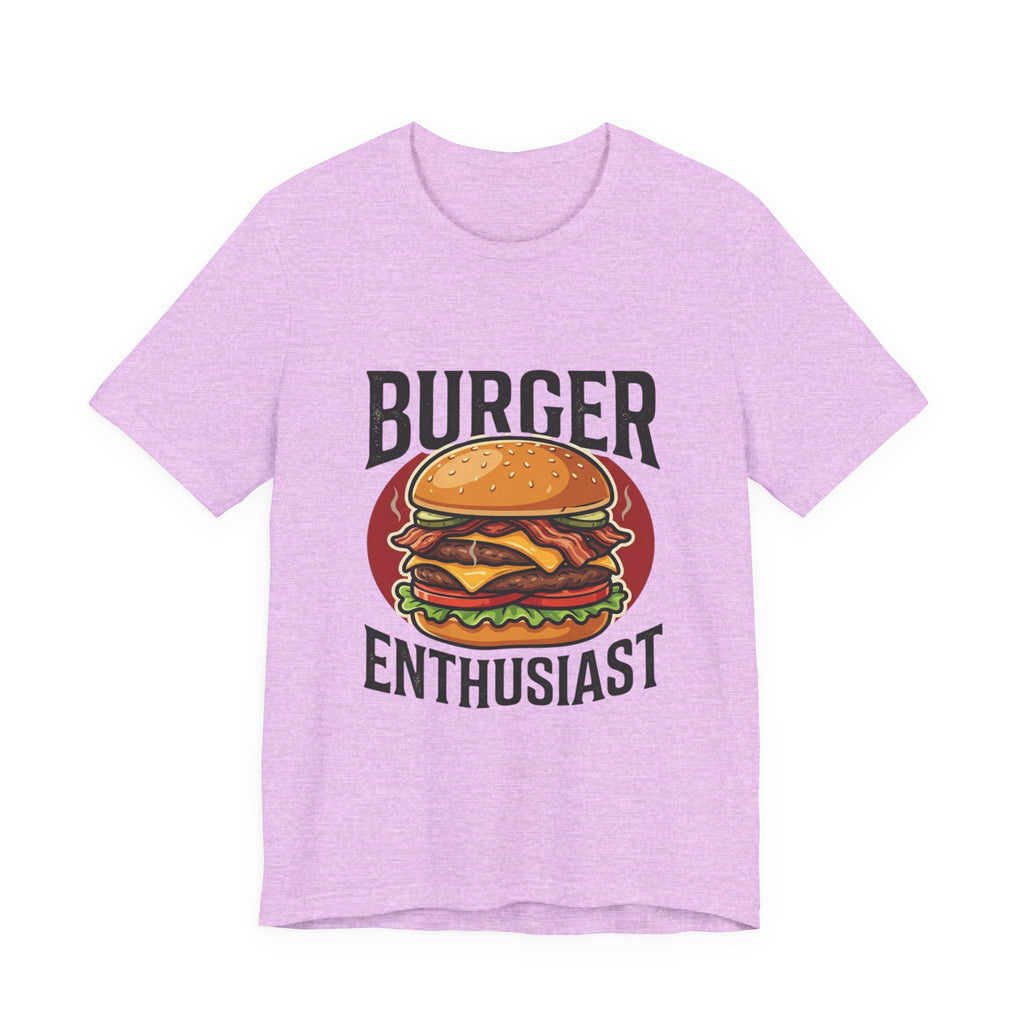 Burger Enthusiast T-Shirt — Retro Cheeseburger Graphic Tee for Foodies