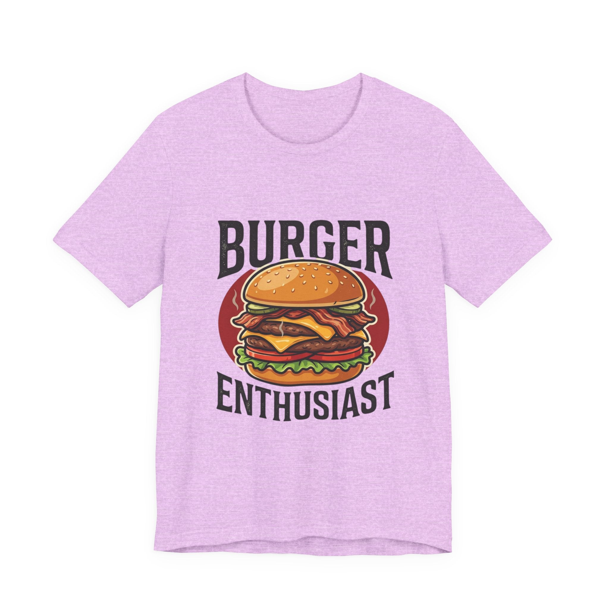 Burger Enthusiast T-Shirt — Retro Cheeseburger Graphic Tee for Foodies