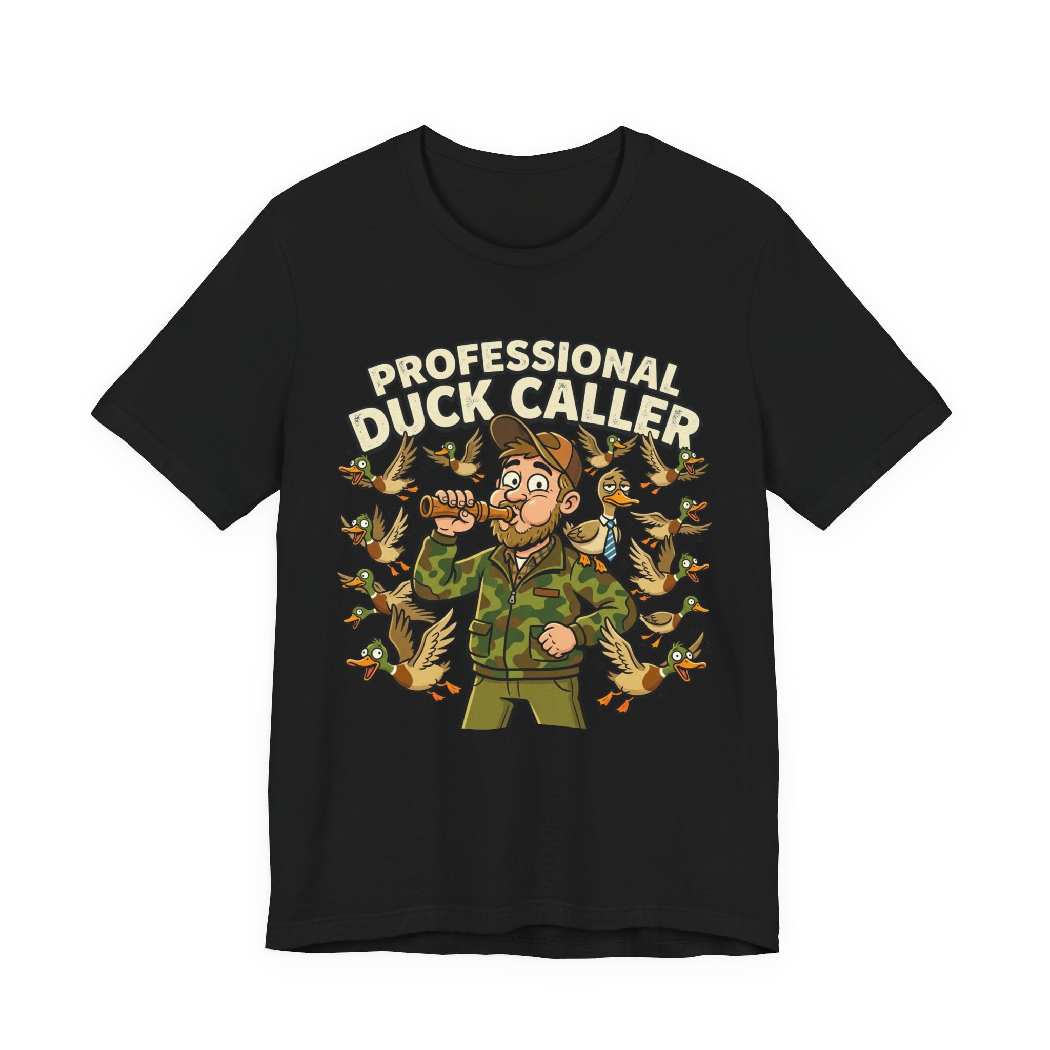 Professional Duck Caller T-Shirt — Funny Hunting Tee for Duck Hunters