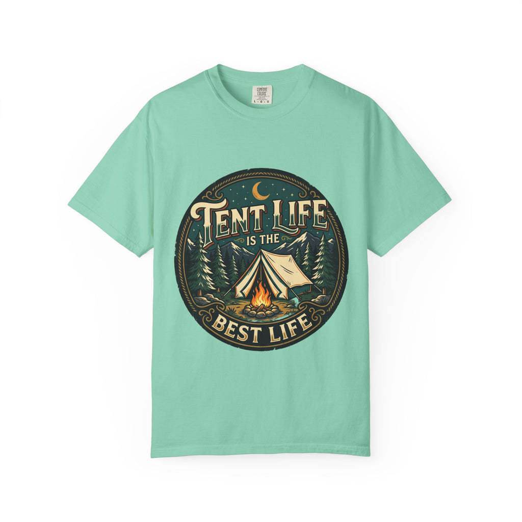 Tent Life T-Shirt — 'Tent Life is the Best Life' Camping Graphic Tee