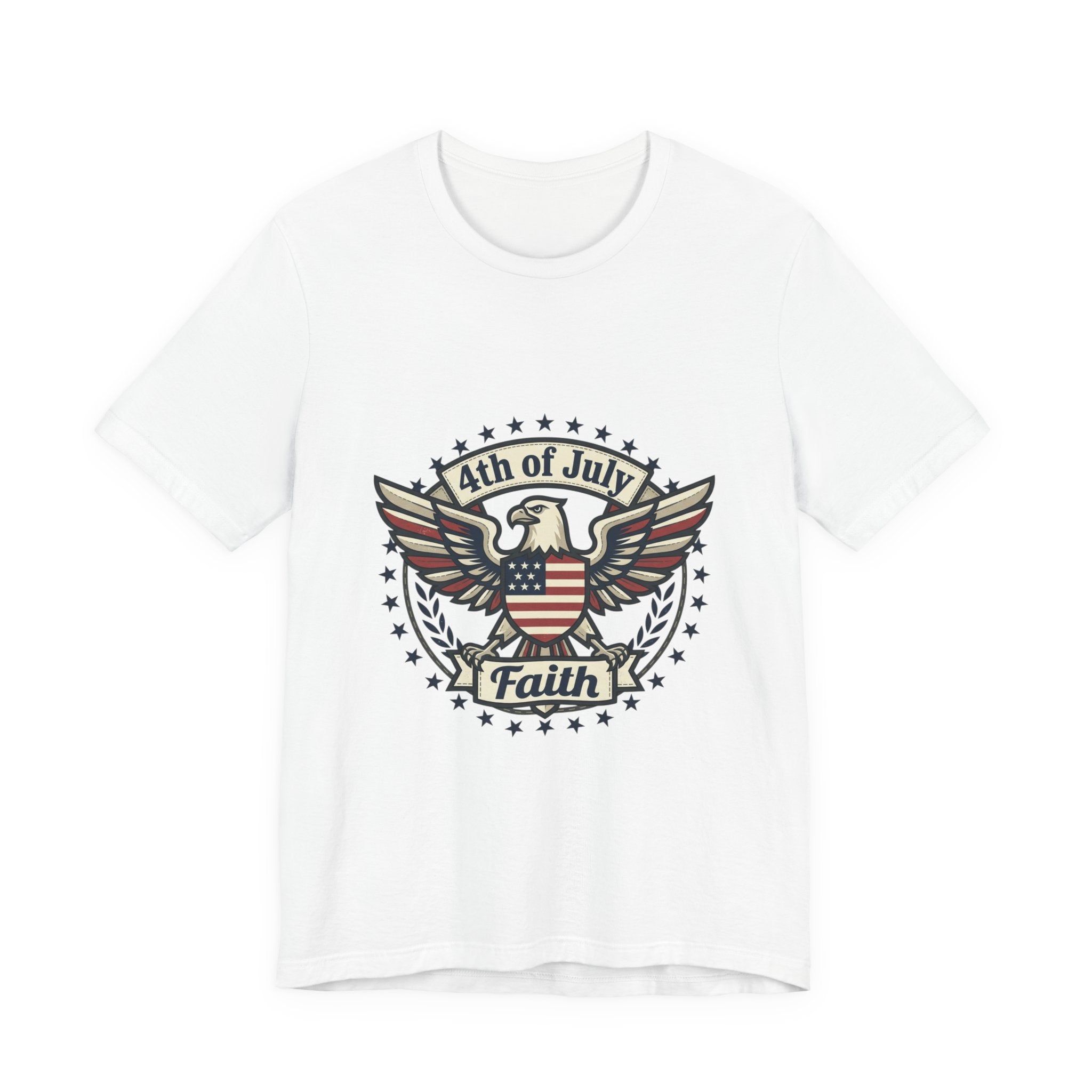 Faith & Freedom Eagle Tee | Patriotic, Vintage Americana, July 4th