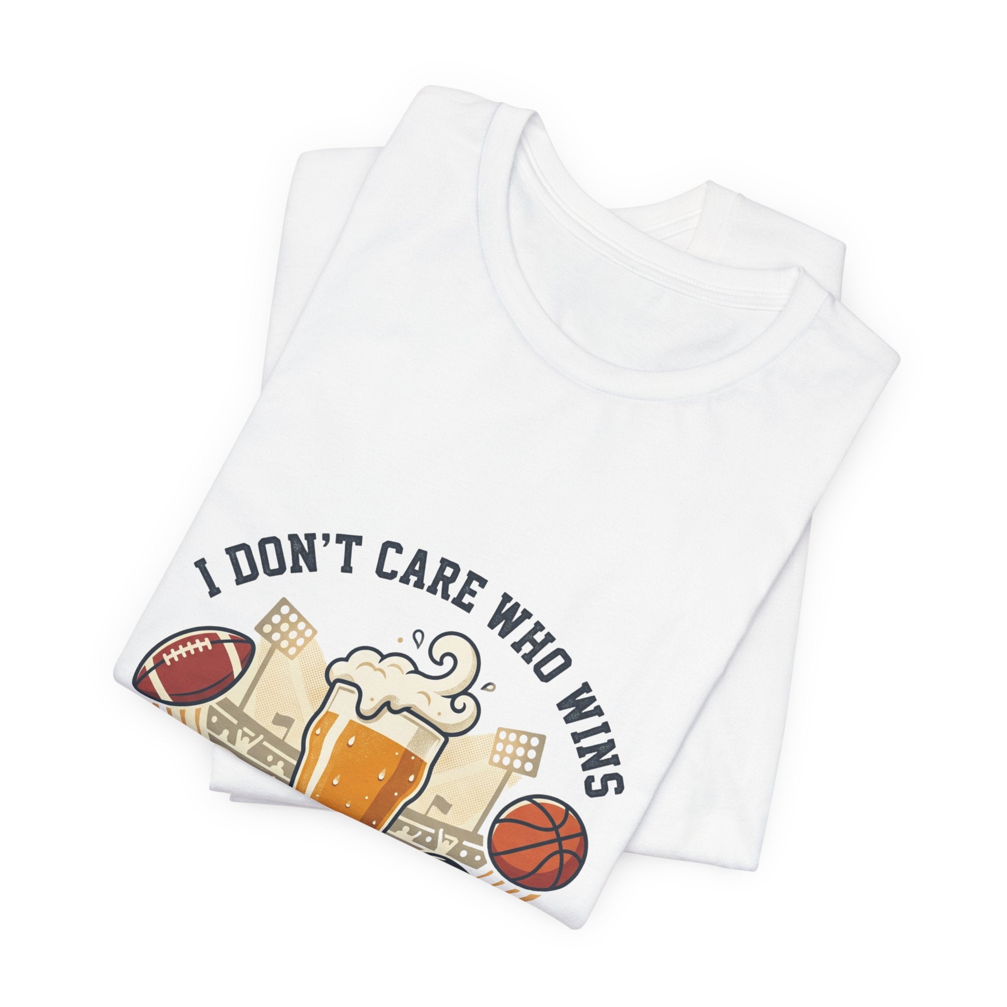 I'm Just Here for the Beer T-Shirt — Funny Sports Fan Beer Tee