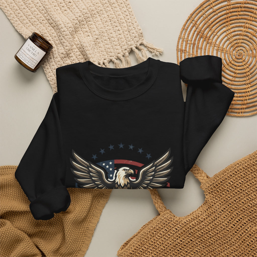 Liberty Eagle 1776 Sweatshirt | Faith-based Patriotic, Vintage Americana