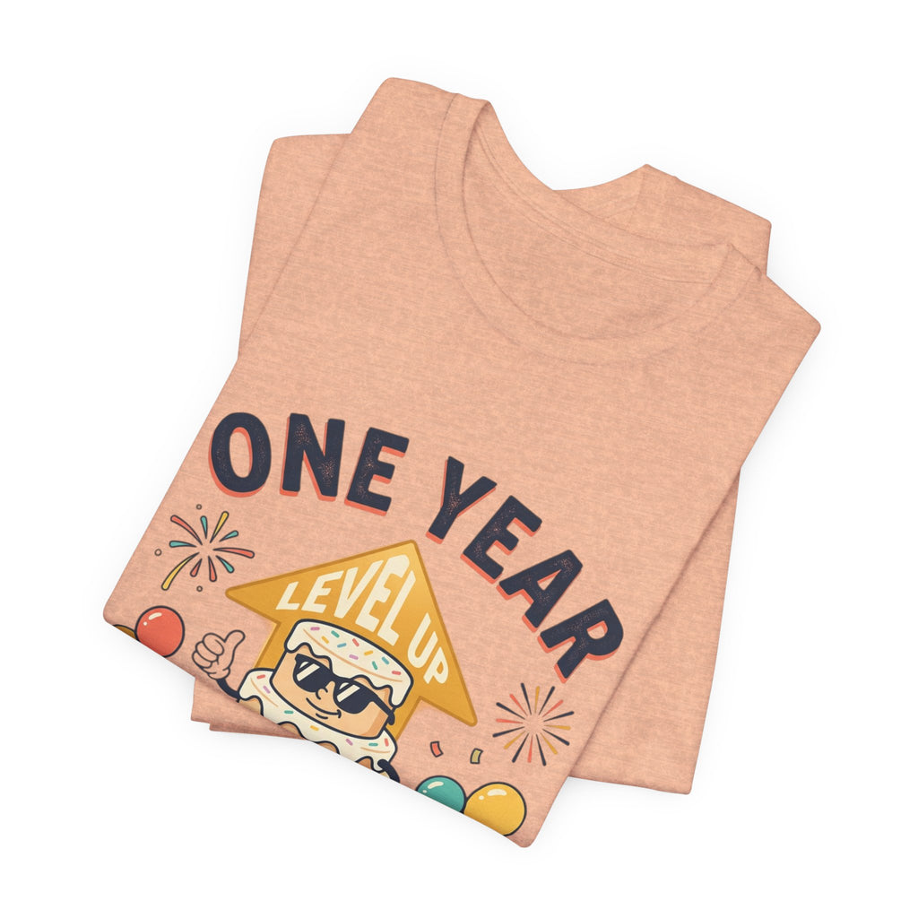 Birthday Baby Tee — "One Year More Awesome" 1st Birthday Shirt