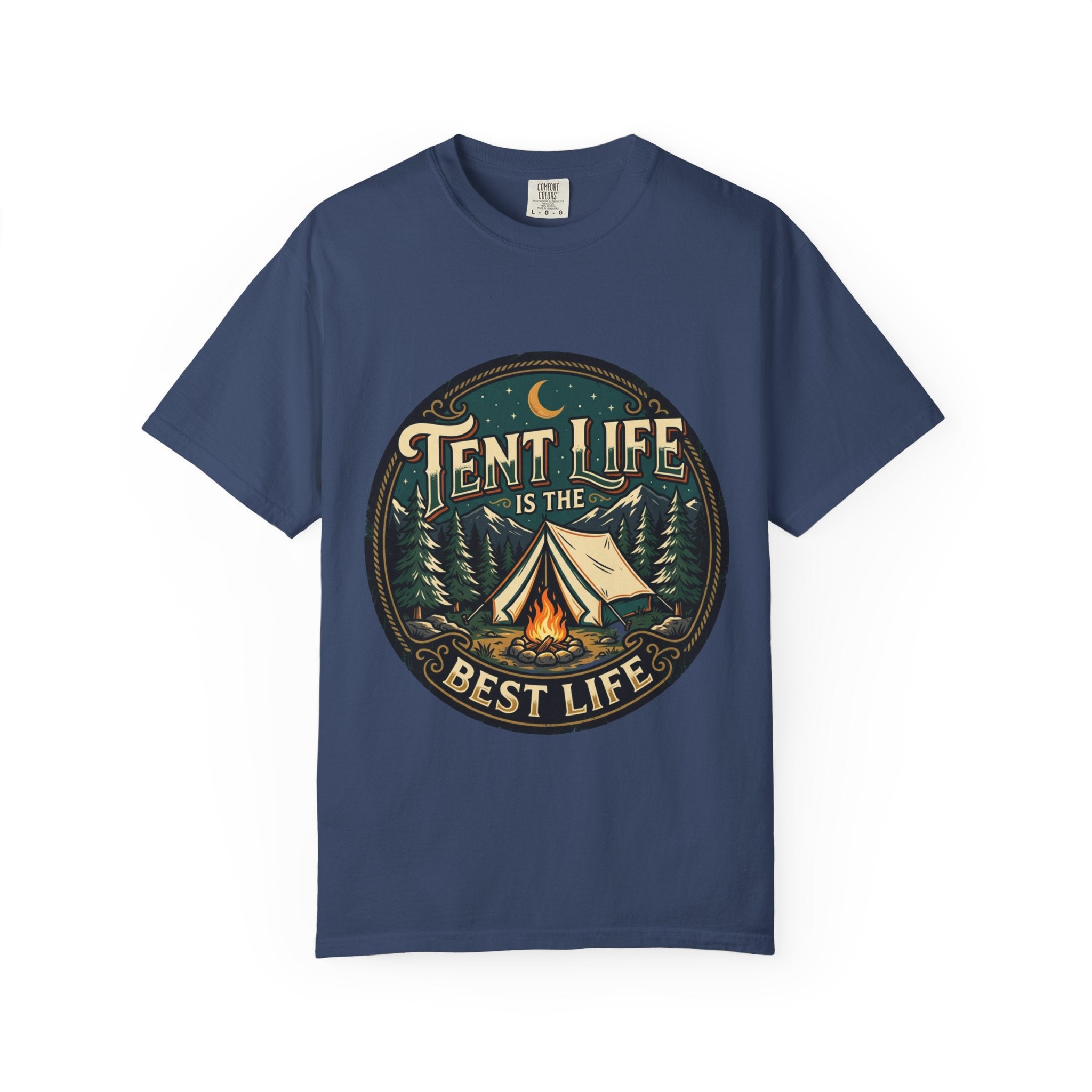 Tent Life T-Shirt — 'Tent Life is the Best Life' Camping Graphic Tee