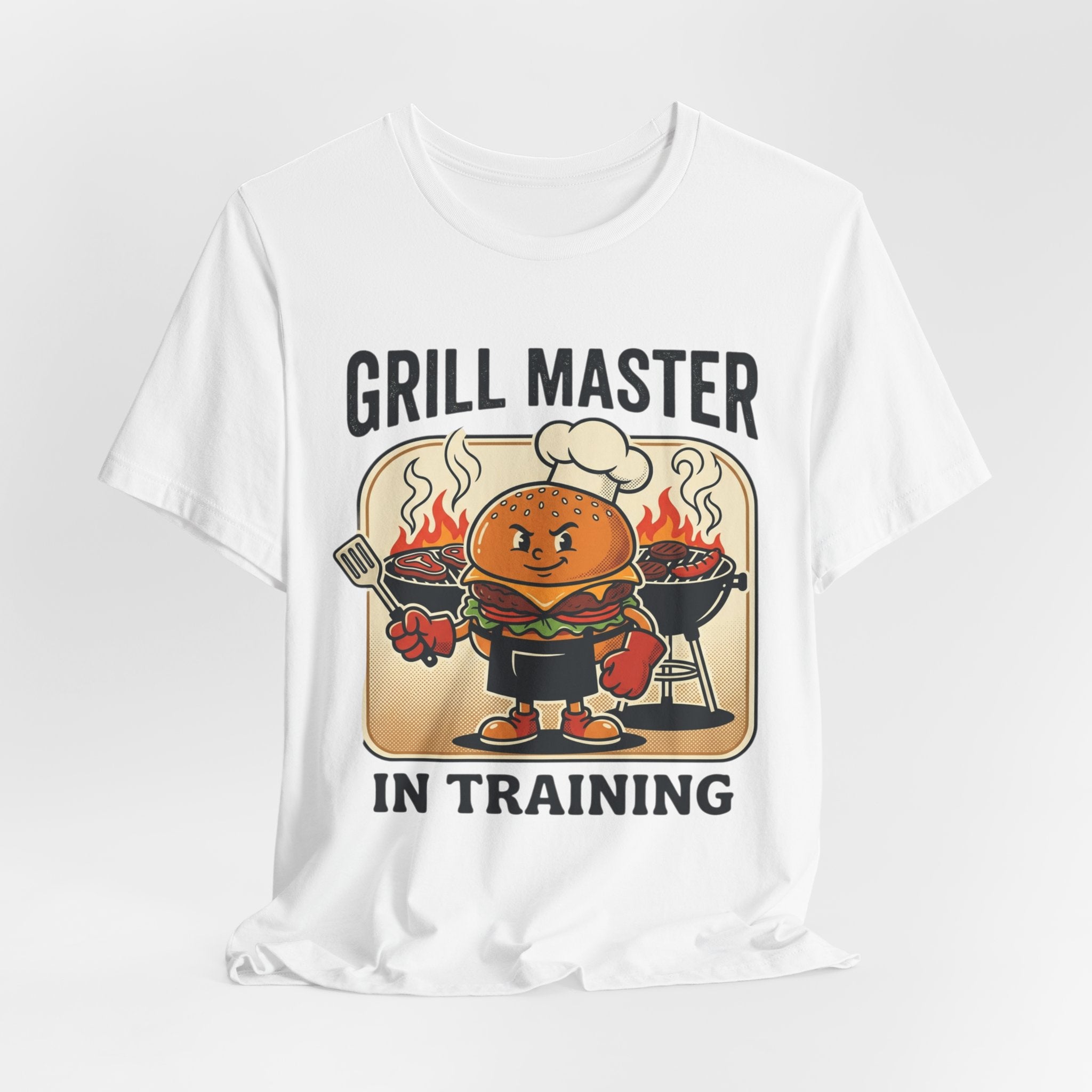 Grill Master in Training T-Shirt — Funny BBQ Burger Chef Tee
