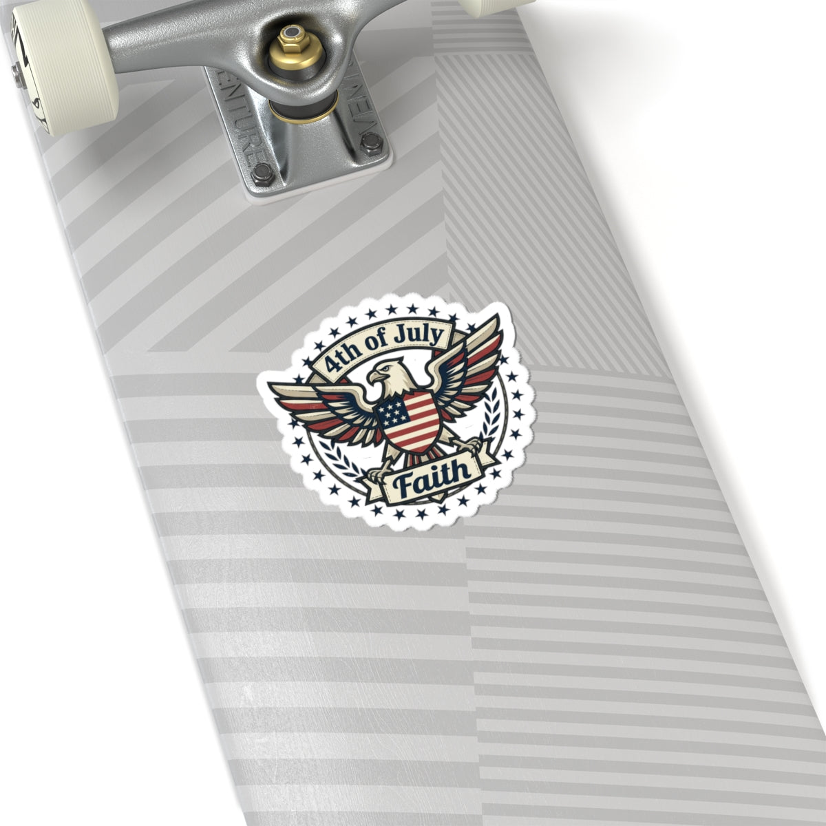 4th of July Faith Eagle Sticker | Patriotic, Faith-Based, Vintage Americana