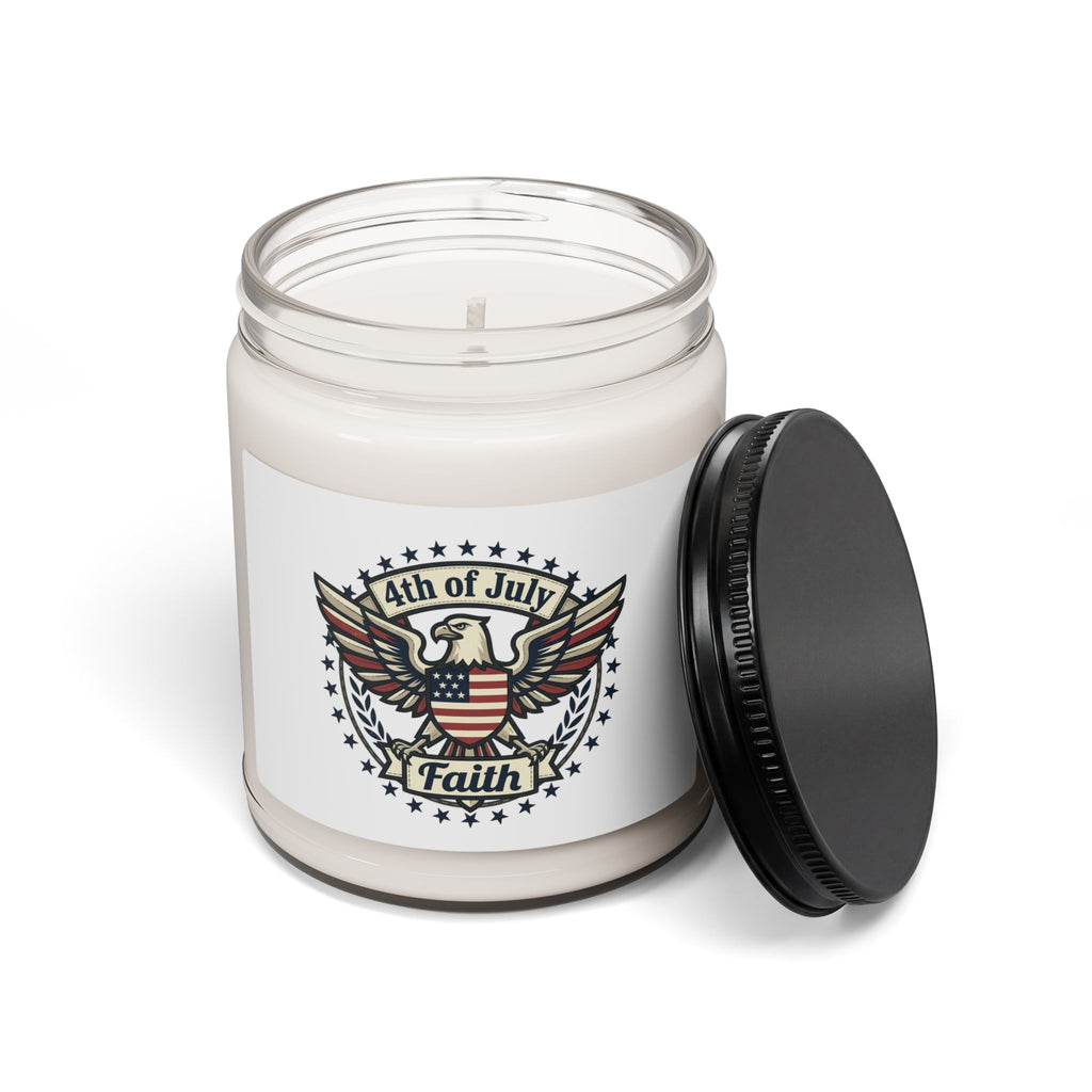 Faith & Liberty 4th of July Candle, Scented Soy Candle | Vintage Americana