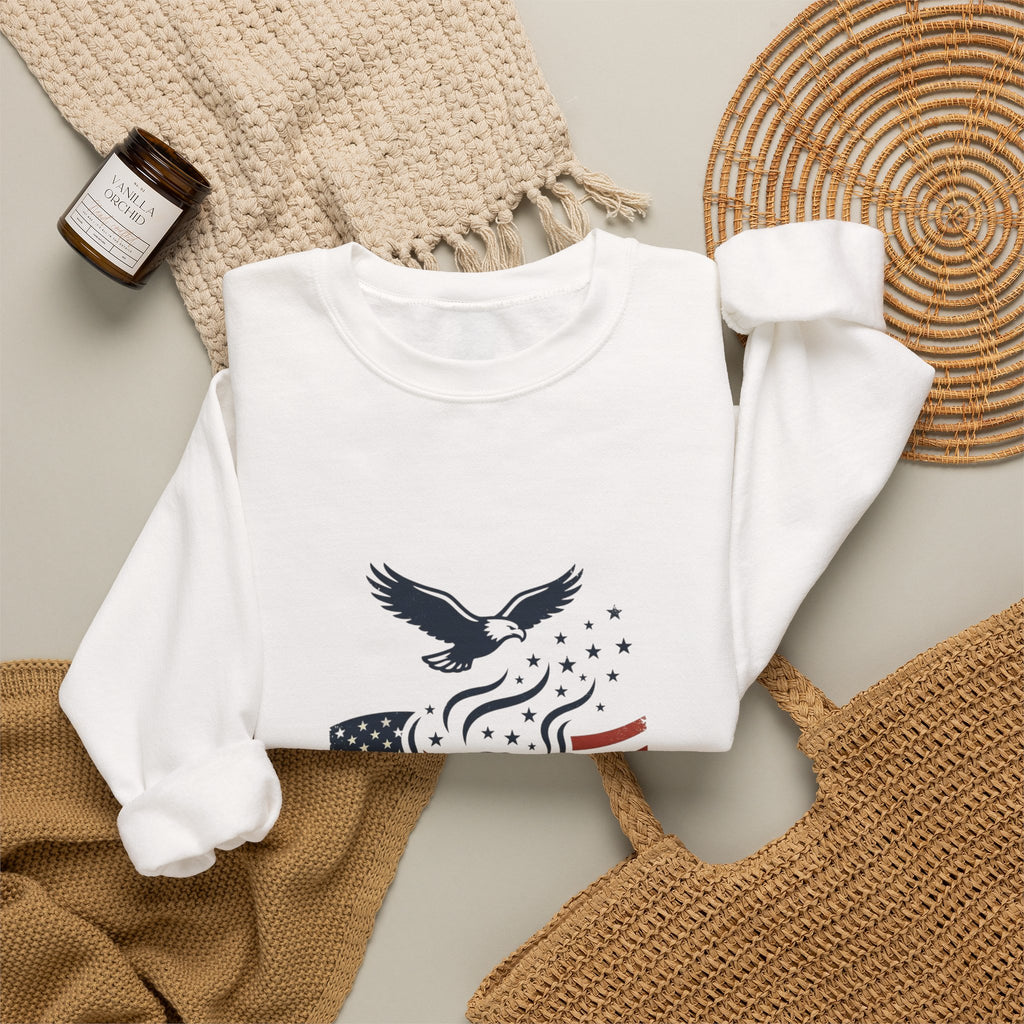 Liberty & Faith BBQ Sweatshirt | patriotic, vintage Americana