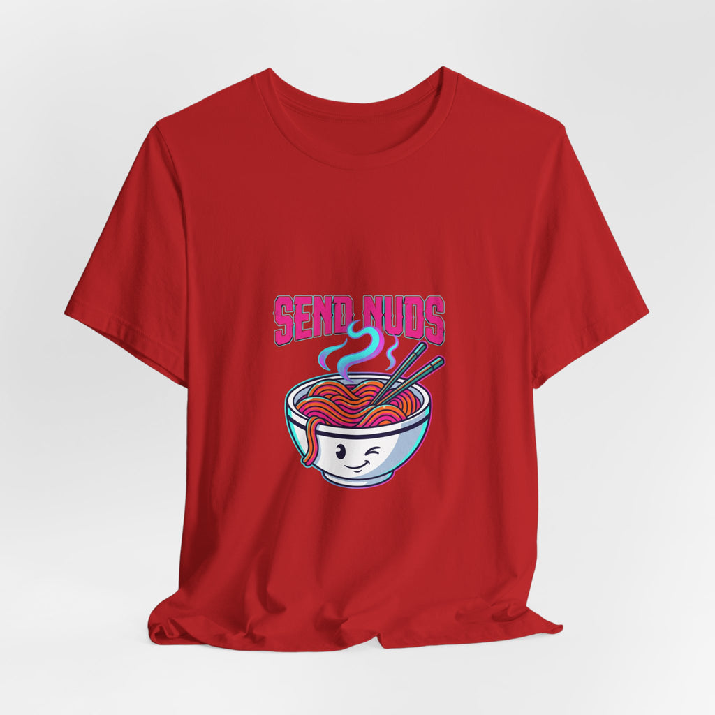 Ramen 'Send Nuds' Graphic Tee — Cute Kawaii Noodle Shirt