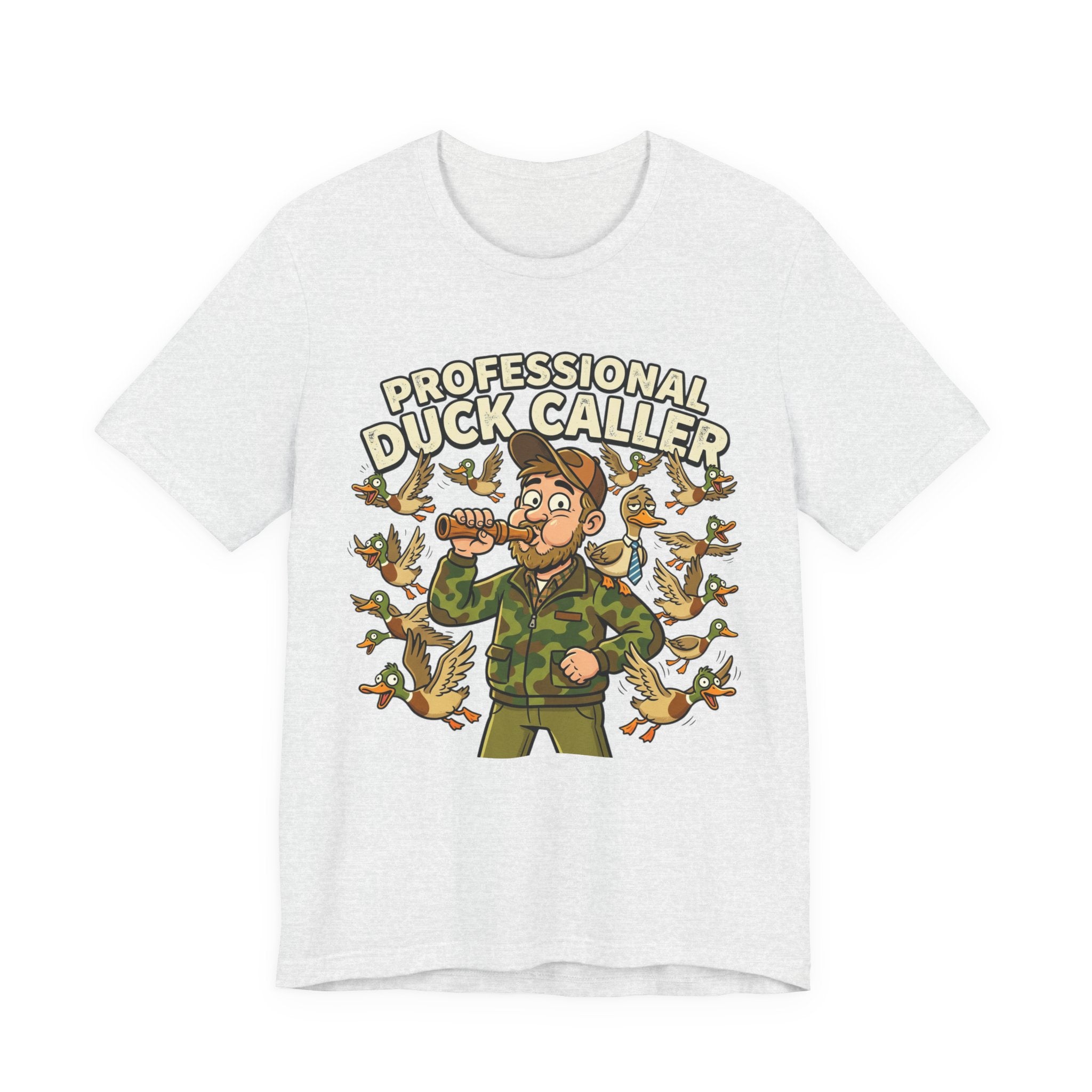 Professional Duck Caller T-Shirt — Funny Hunting Tee for Duck Hunters