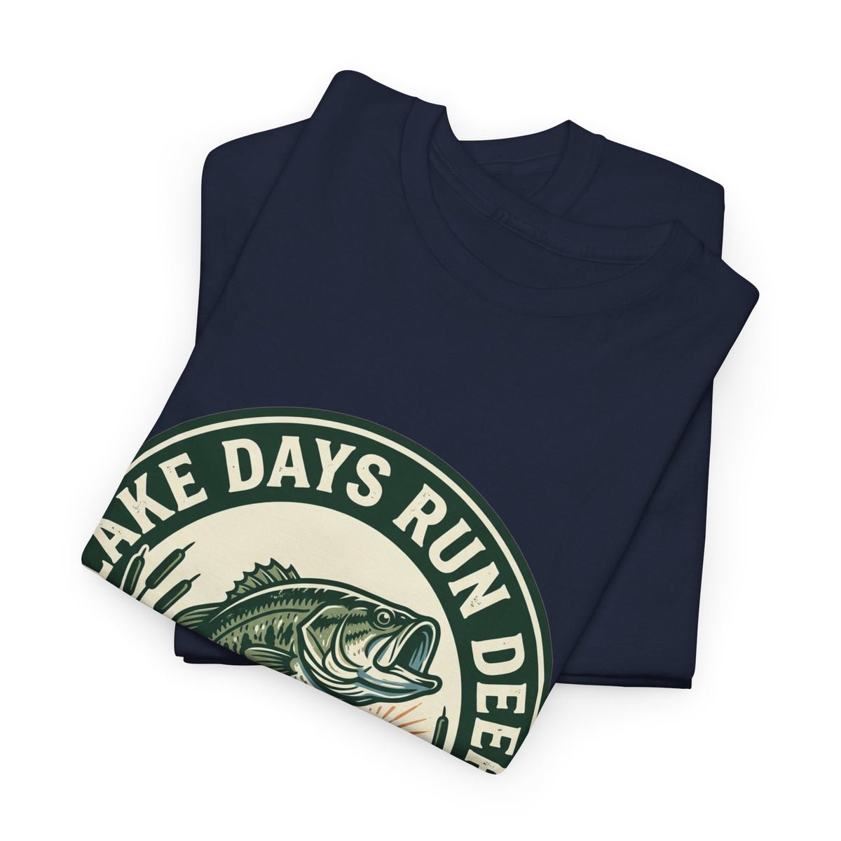 Lake Days Run Deep Fishing T-Shirt