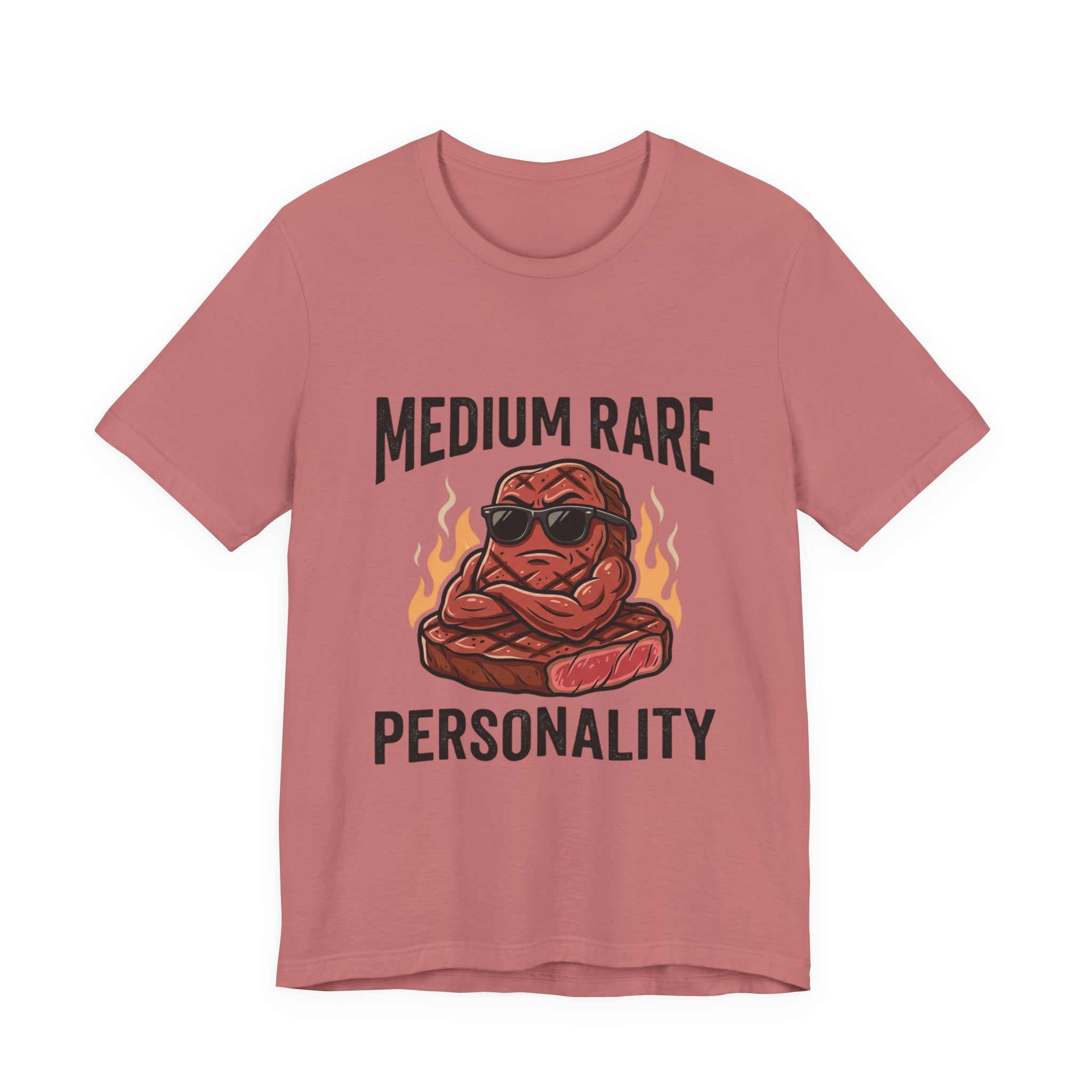 Medium Rare Personality Steak T-Shirt — Funny Grill & BBQ Shirt