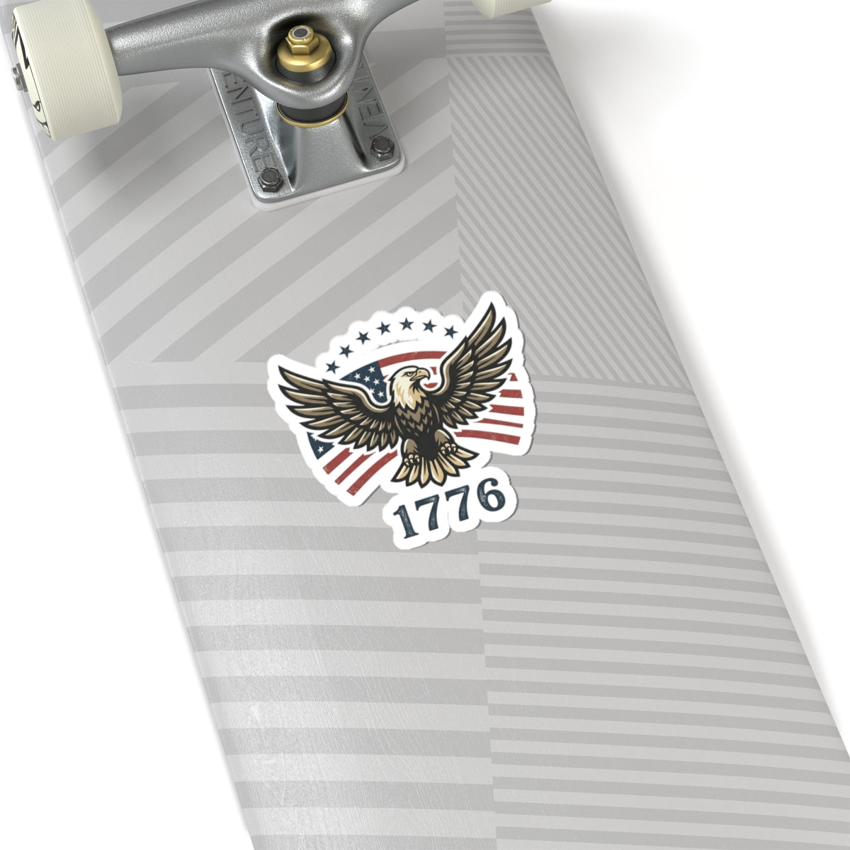 Faith & Freedom Eagle Sticker | Patriotic 1776, vintage Americana