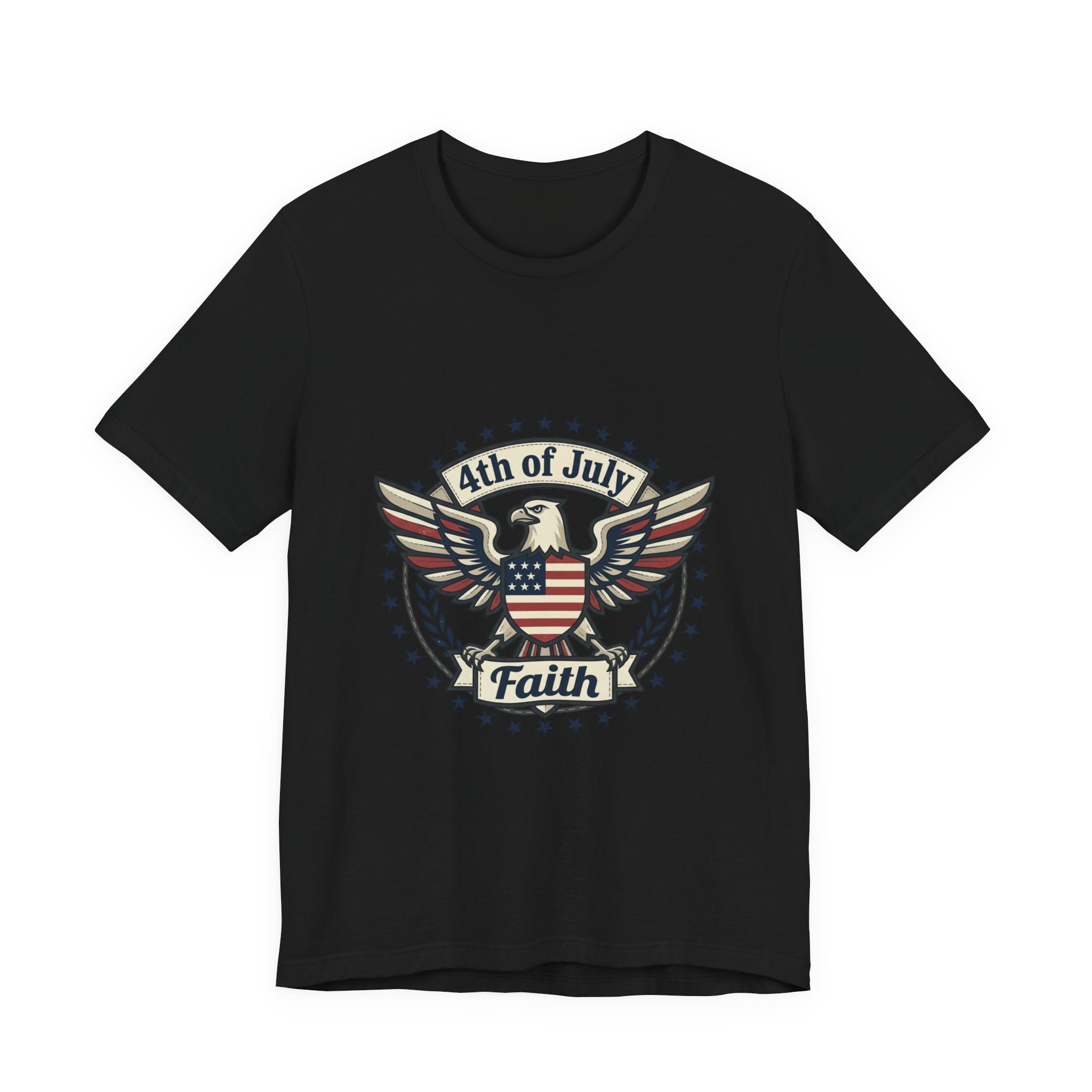 Faith & Freedom Eagle Tee | Patriotic, Vintage Americana, July 4th