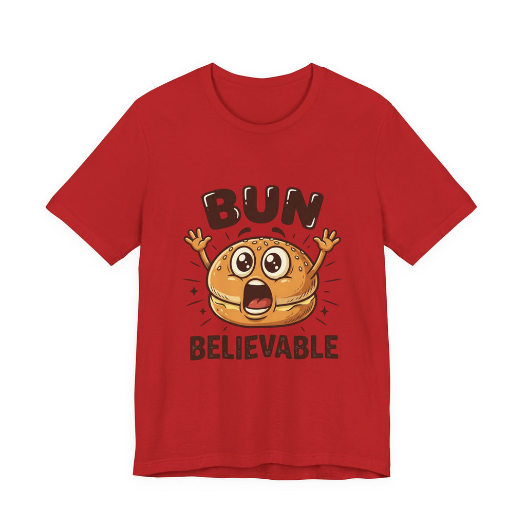 Bun Believable Burger Tee — Funny Cute Food Pun T-Shirt