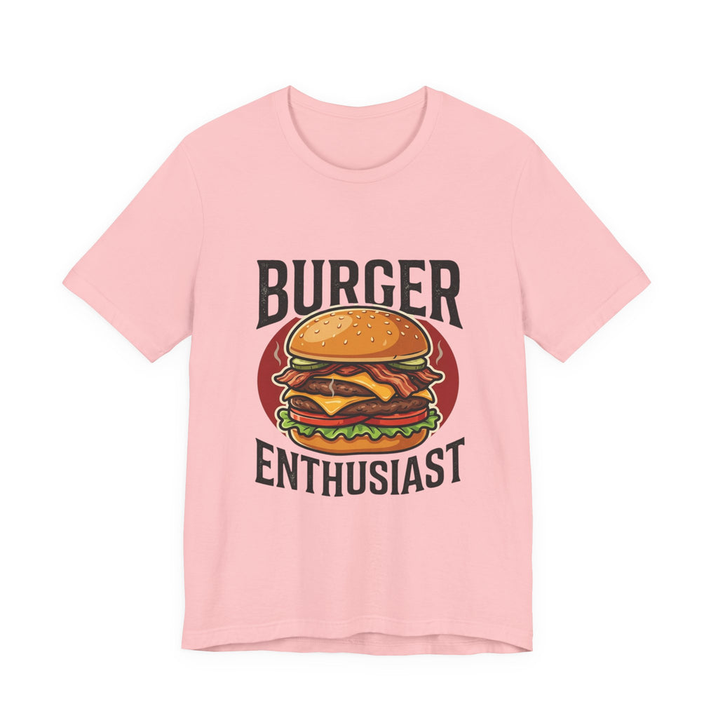 Burger Enthusiast T-Shirt — Retro Cheeseburger Graphic Tee for Foodies
