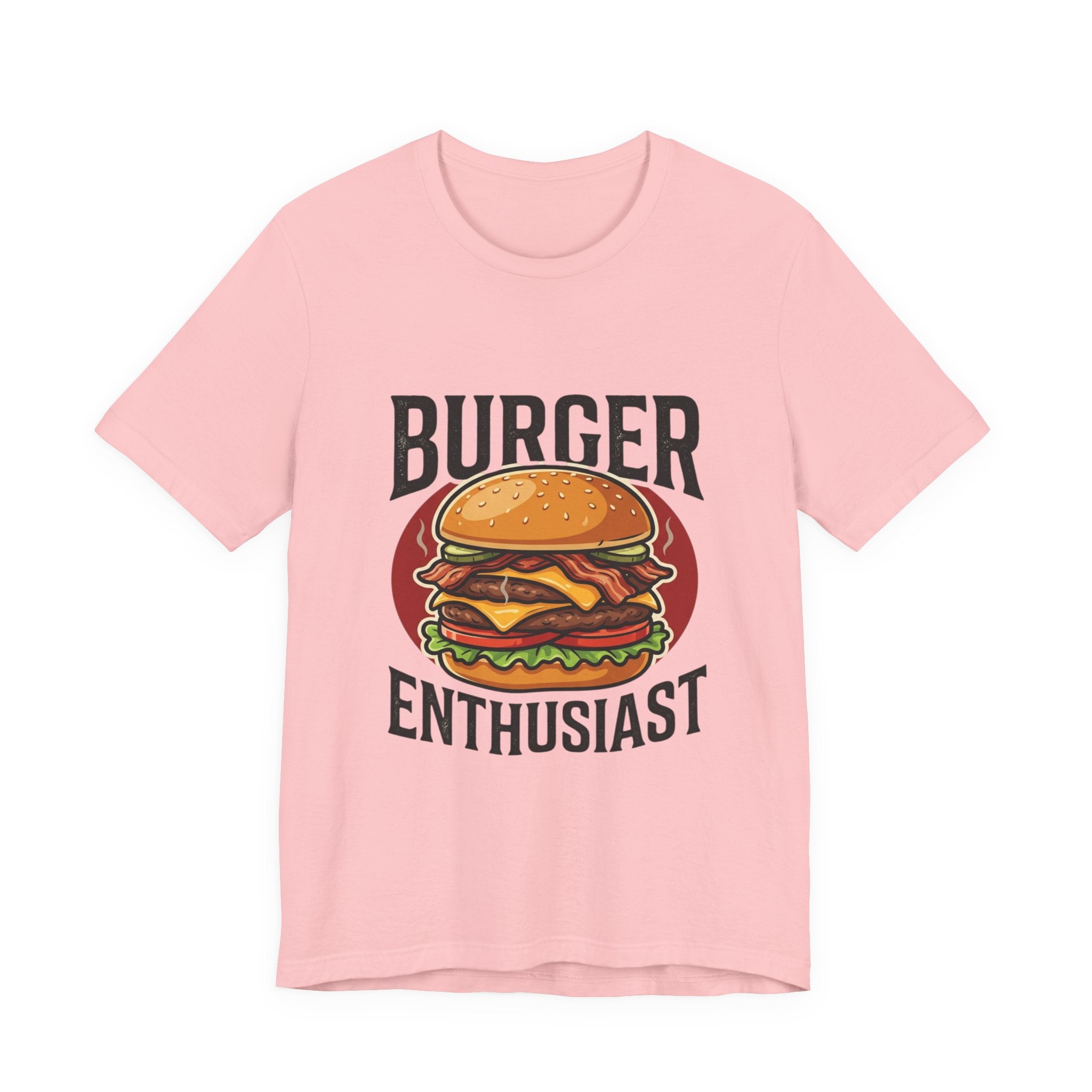 Burger Enthusiast T-Shirt — Retro Cheeseburger Graphic Tee for Foodies