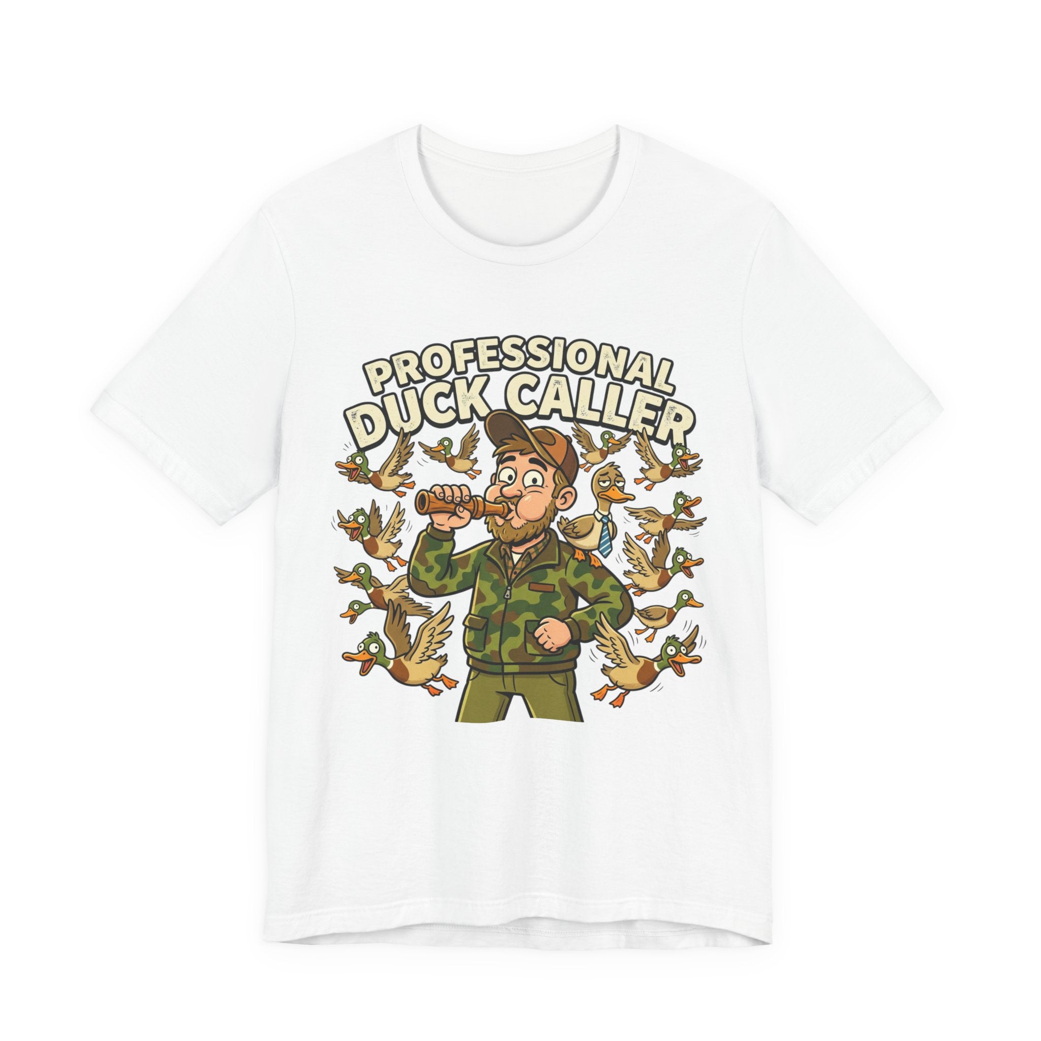 Professional Duck Caller T-Shirt — Funny Hunting Tee for Duck Hunters