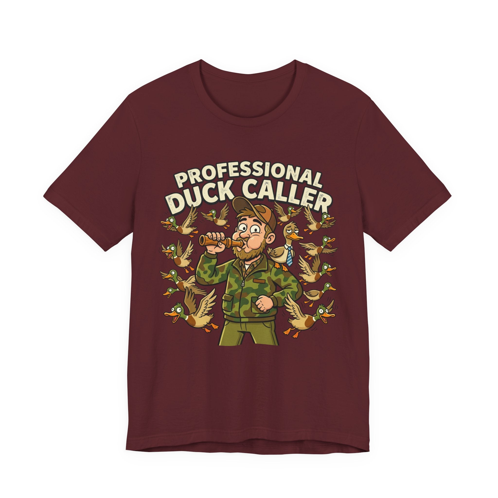 Professional Duck Caller T-Shirt — Funny Hunting Tee for Duck Hunters