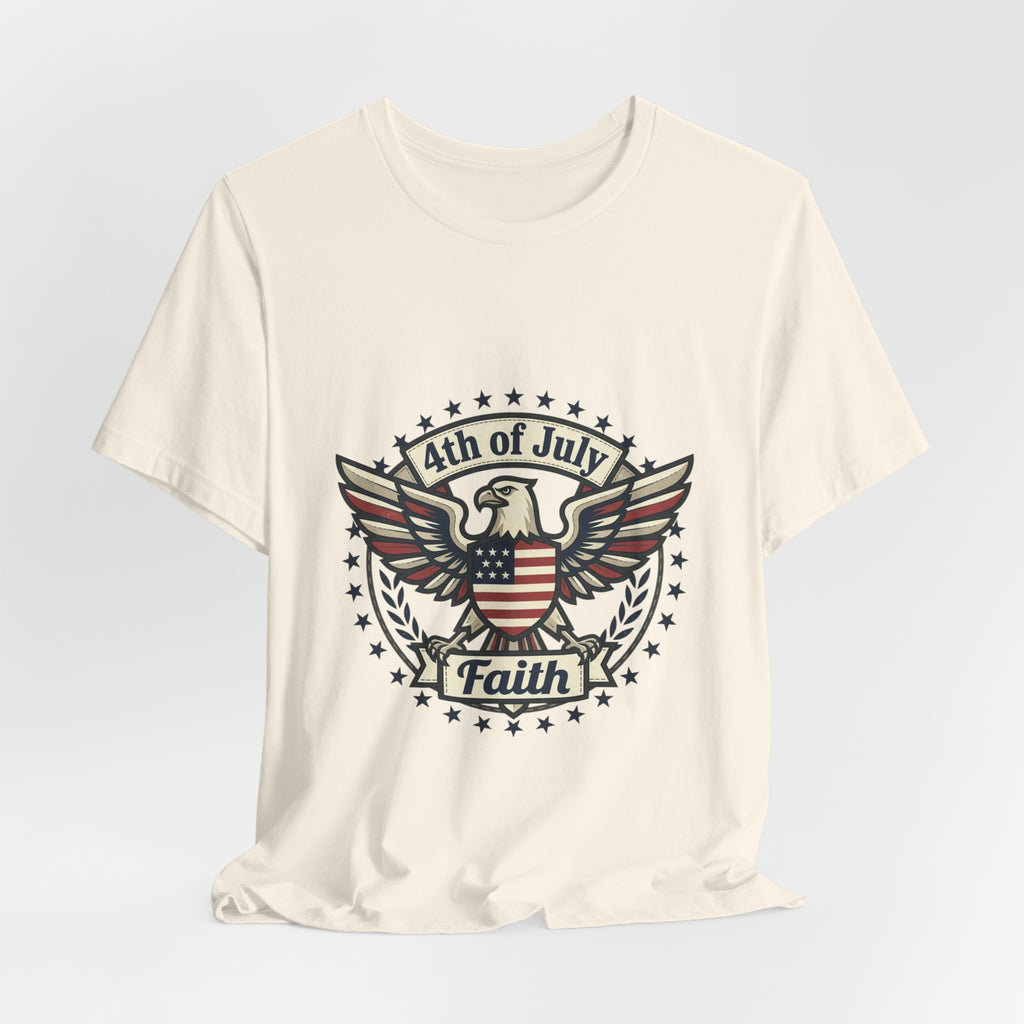 Faith & Freedom Eagle Tee | Patriotic, Vintage Americana, July 4th
