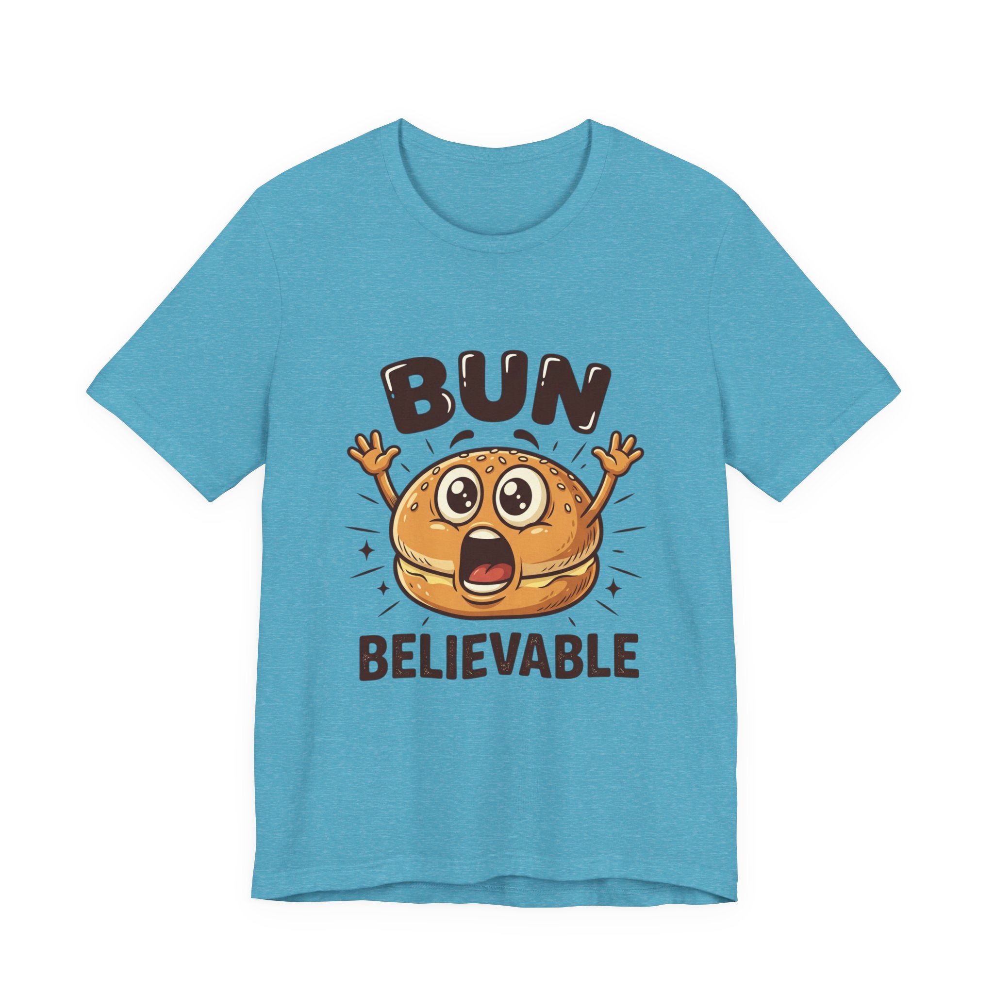 Bun Believable Burger Tee — Funny Cute Food Pun T-Shirt
