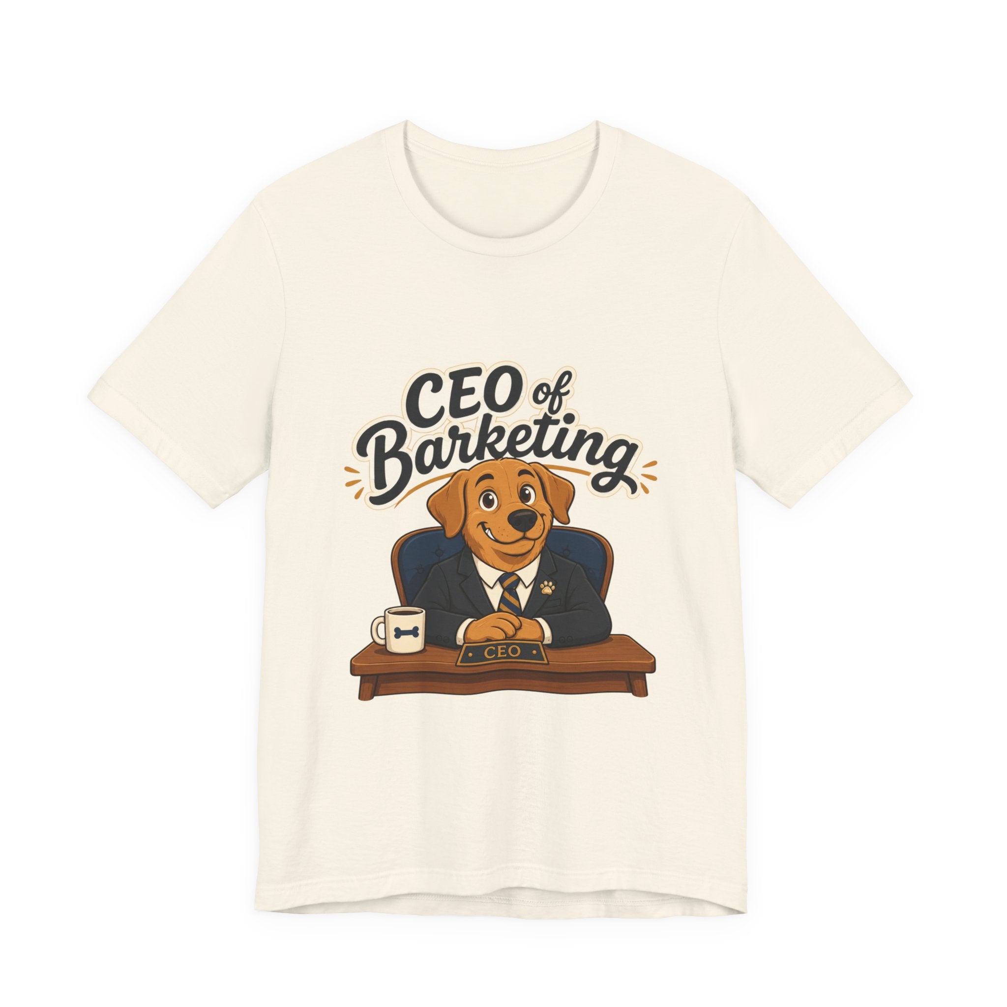 CEO of Barketing T-Shirt — Funny Dog Marketing Tee for Pet Lovers & Marketers