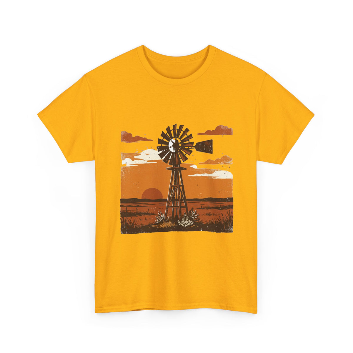 Windmill Sunset T-Shirt