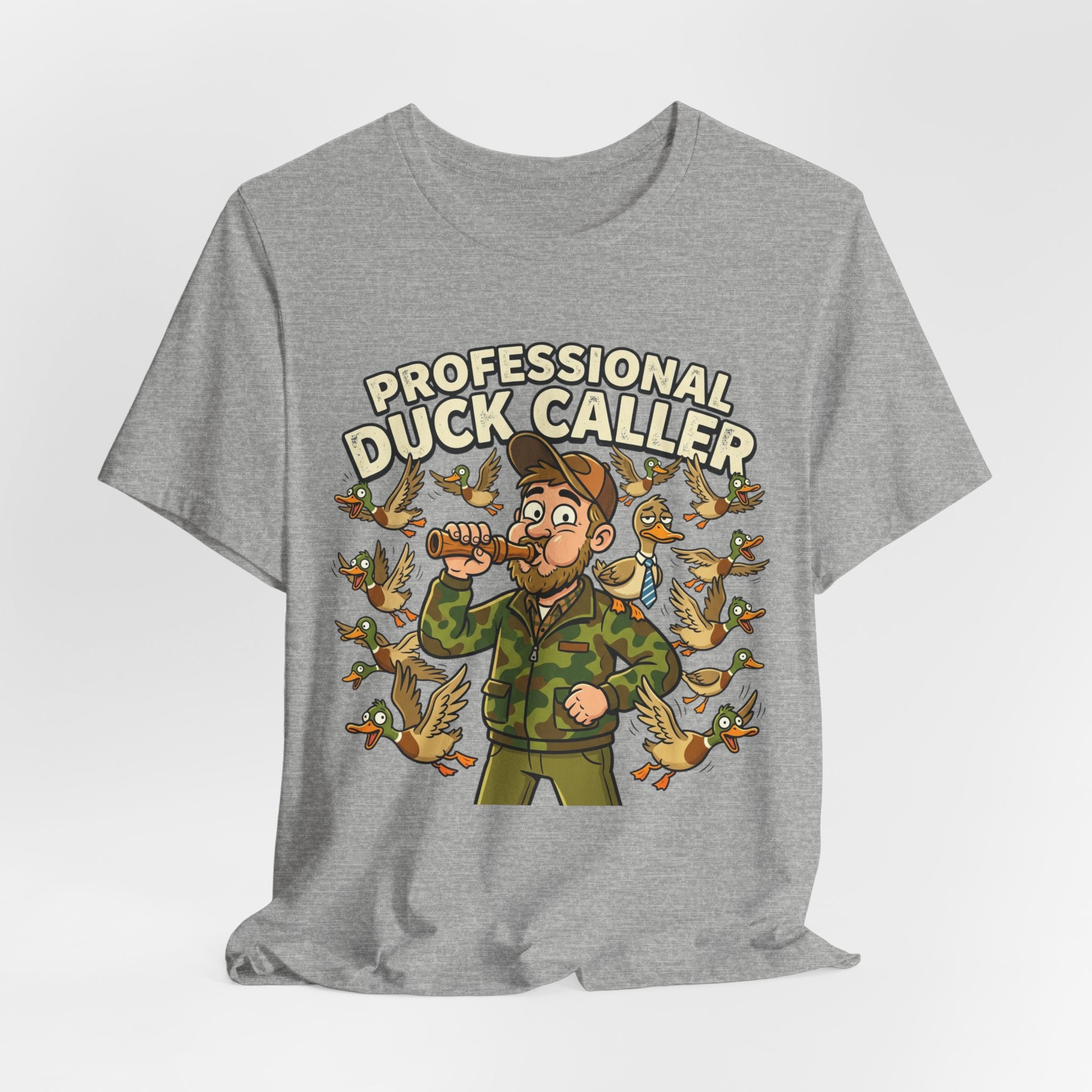 Professional Duck Caller T-Shirt — Funny Hunting Tee for Duck Hunters