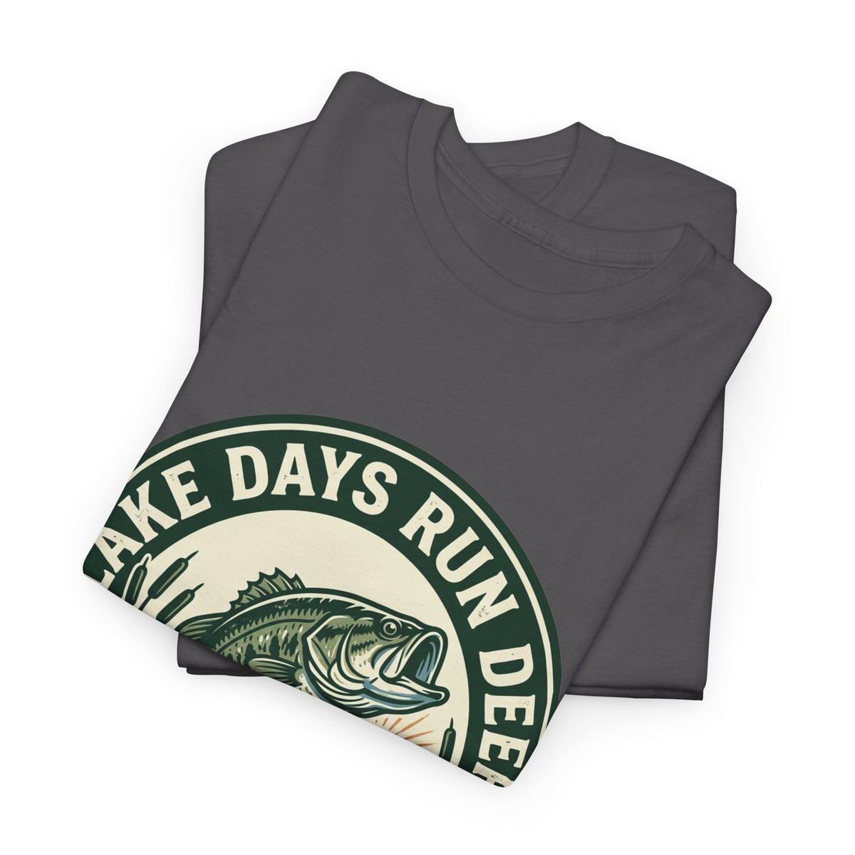 Lake Days Run Deep Fishing T-Shirt