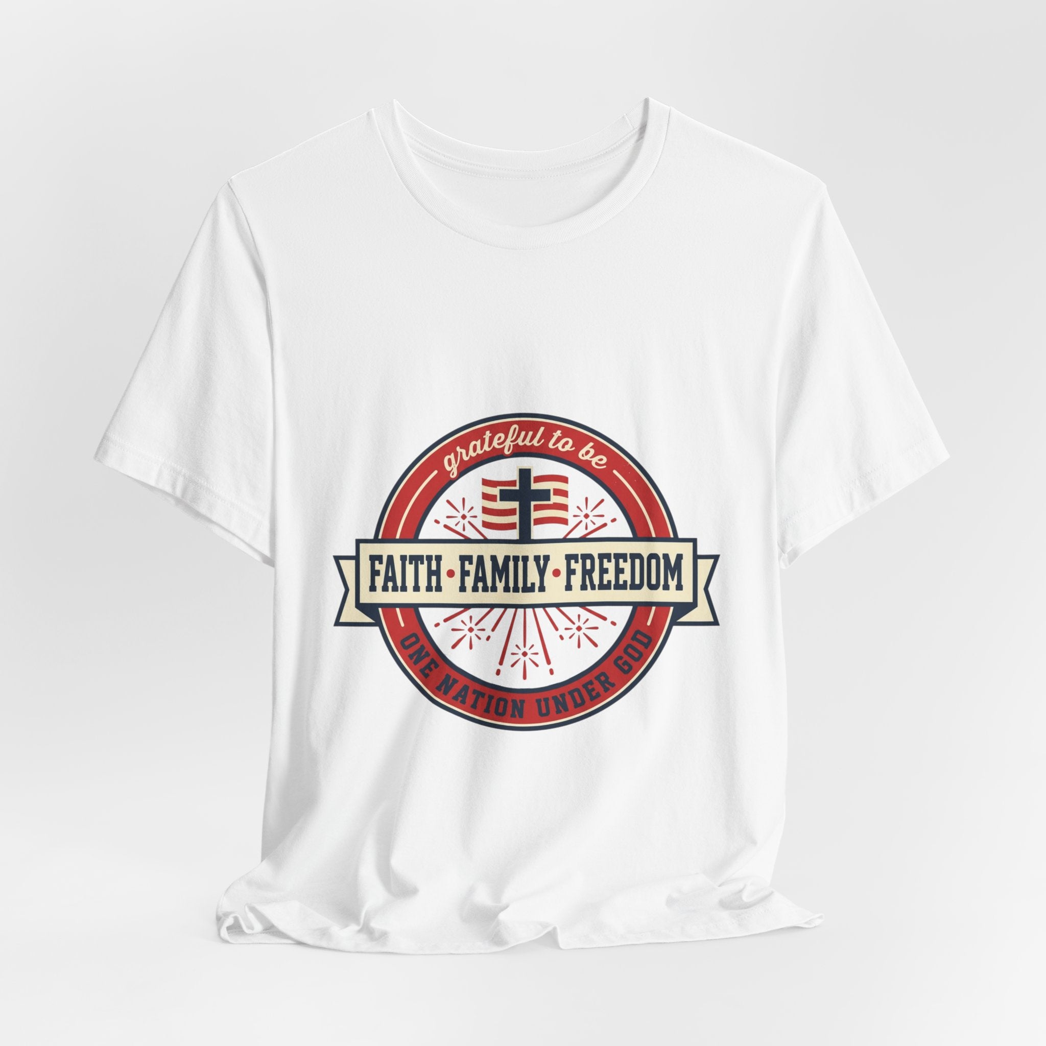 Faith • Family • Freedom T-Shirt | patriotic faith-based vintage Americana