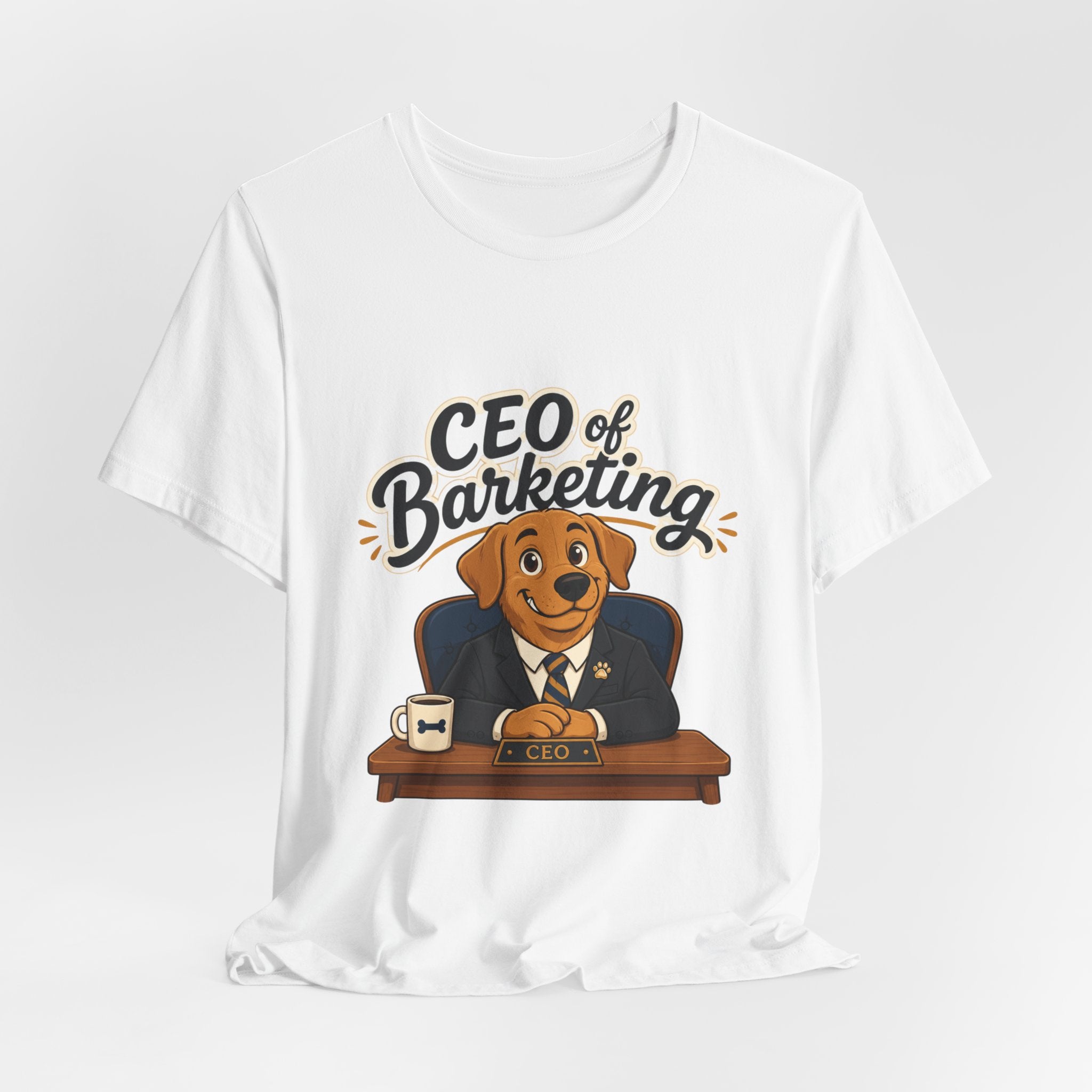 CEO of Barketing T-Shirt — Funny Dog Marketing Tee for Pet Lovers & Marketers