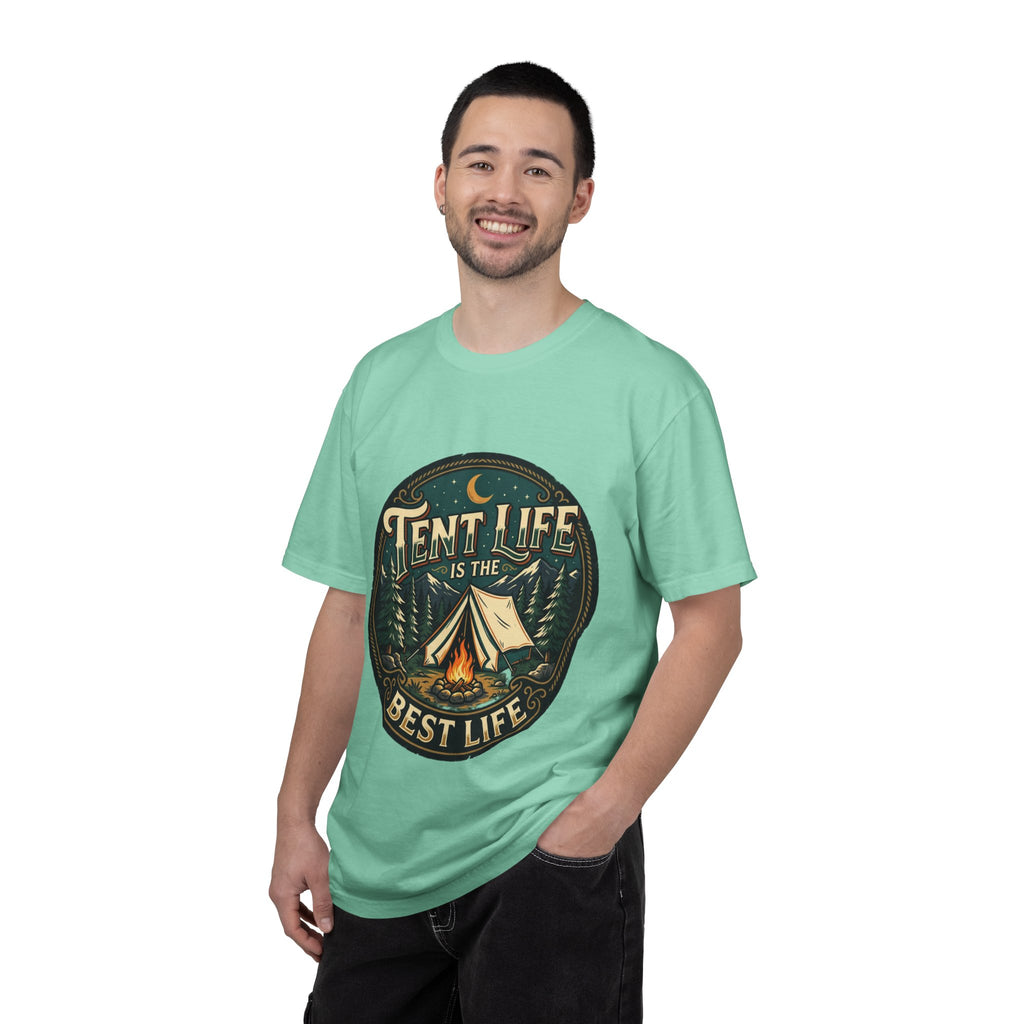 Tent Life T-Shirt — 'Tent Life is the Best Life' Camping Graphic Tee