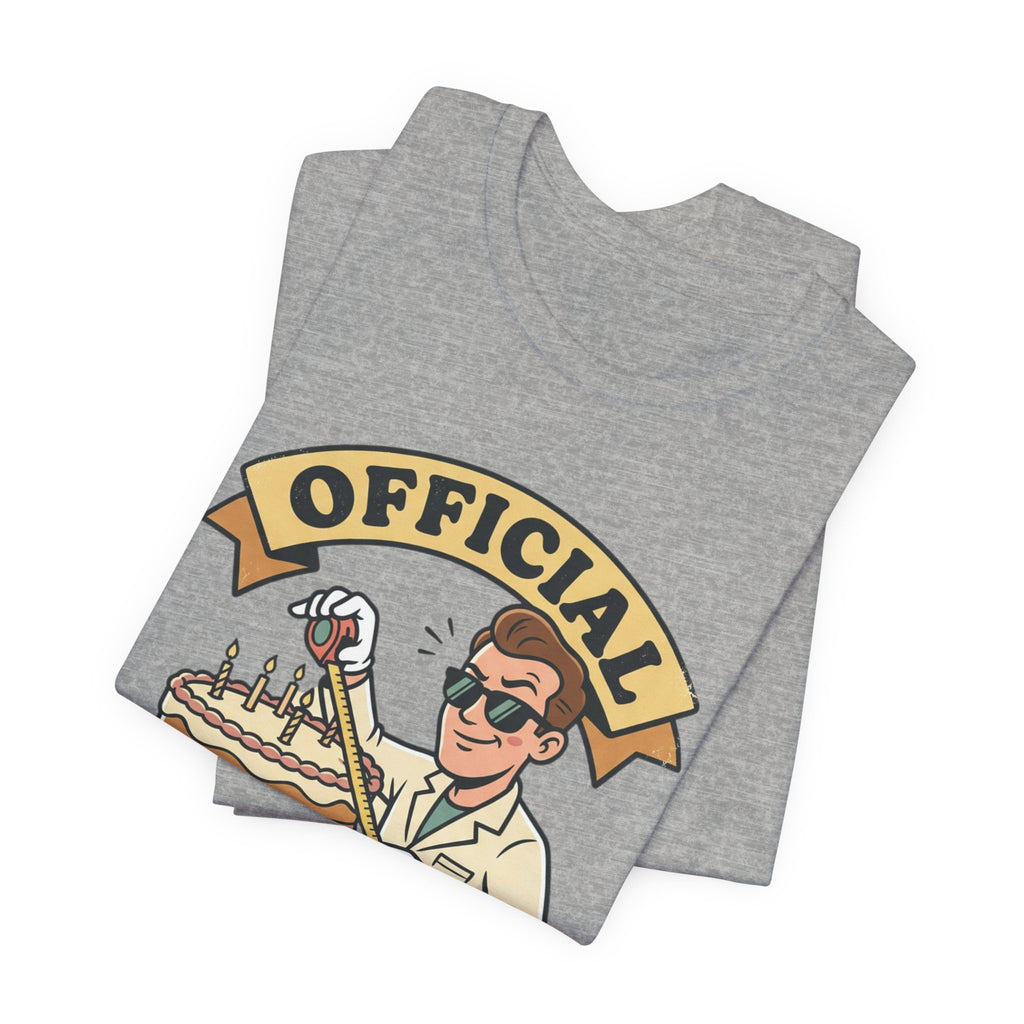 Cake Inspector T-Shirt — "Official Cake Inspector" Funny Baking Tee