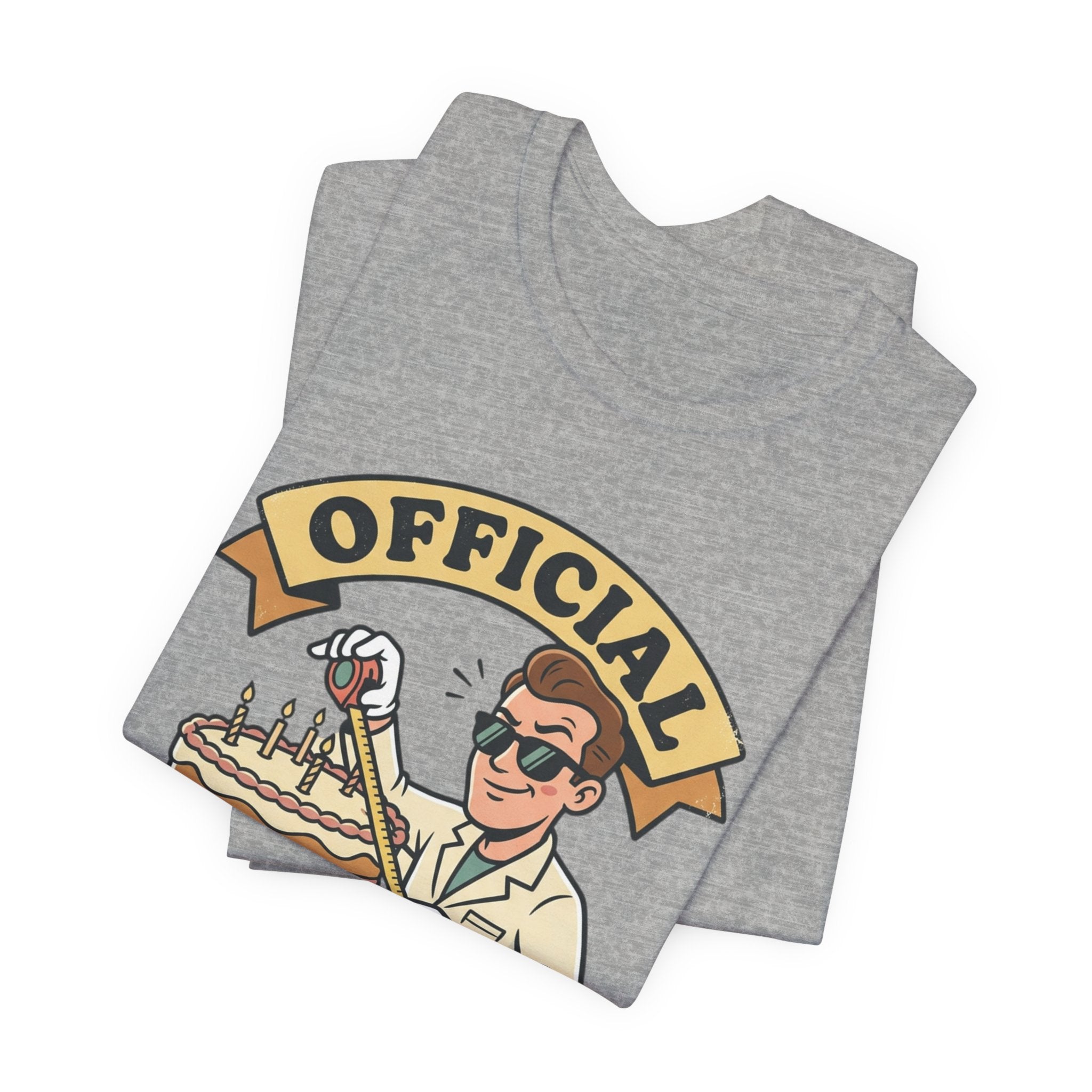Cake Inspector T-Shirt — "Official Cake Inspector" Funny Baking Tee