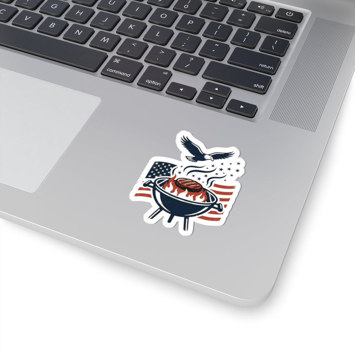 Liberty Grill Patriotic Sticker | Faith-Based 4th of July, Vintage Americana