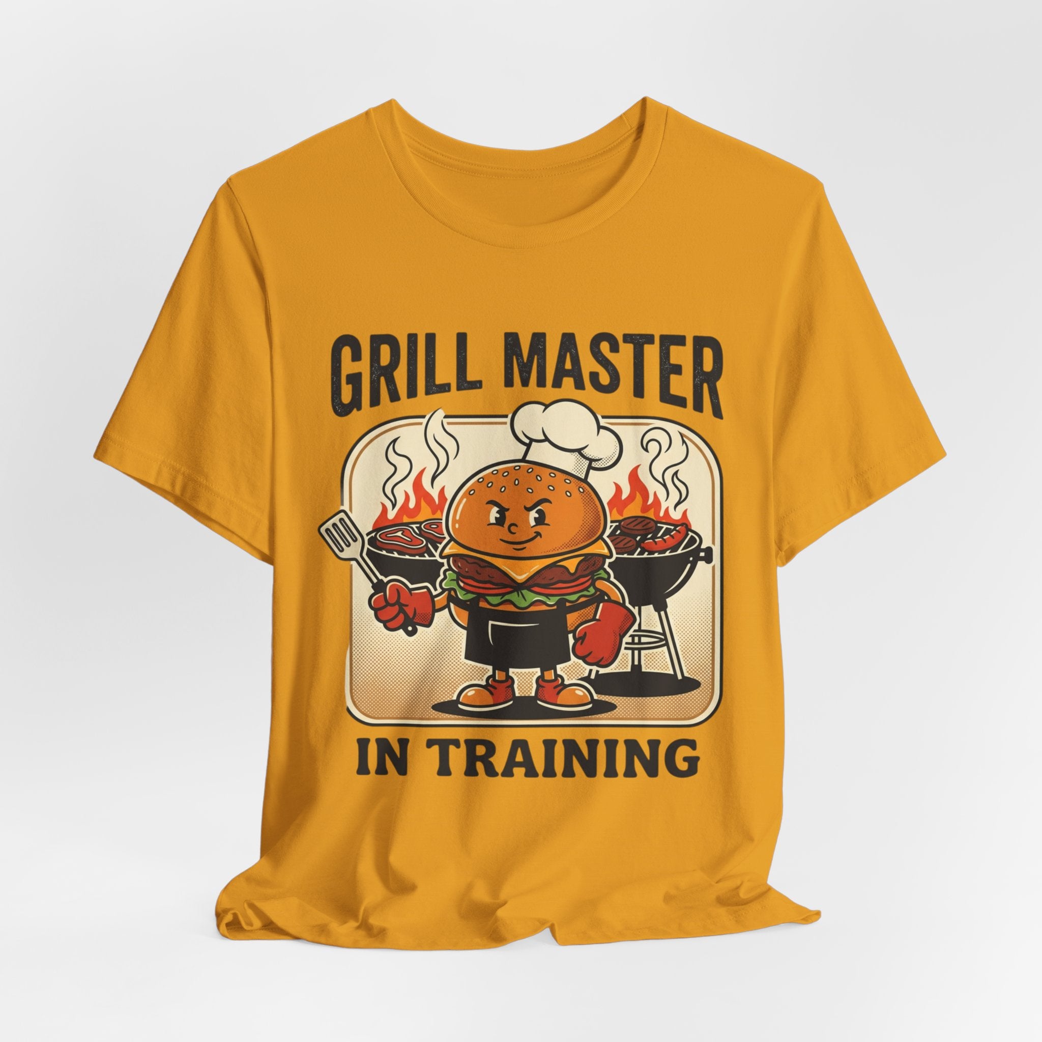 Grill Master in Training T-Shirt — Funny BBQ Burger Chef Tee