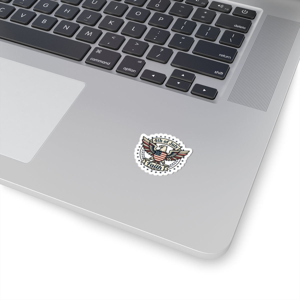 4th of July Faith Eagle Sticker | Patriotic, Faith-Based, Vintage Americana