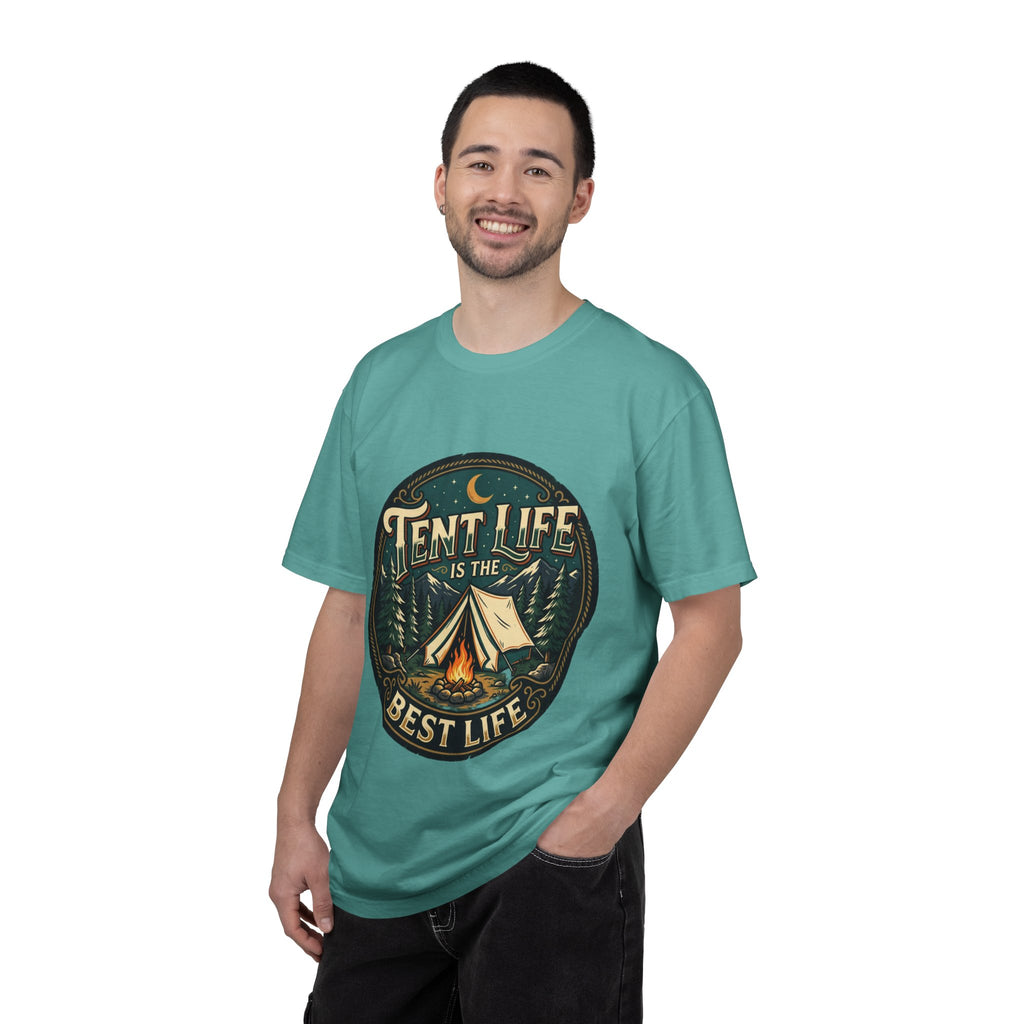 Tent Life T-Shirt — 'Tent Life is the Best Life' Camping Graphic Tee