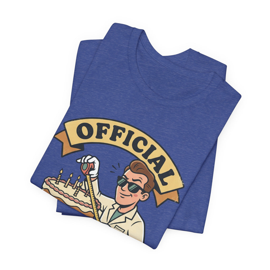 Cake Inspector T-Shirt — "Official Cake Inspector" Funny Baking Tee